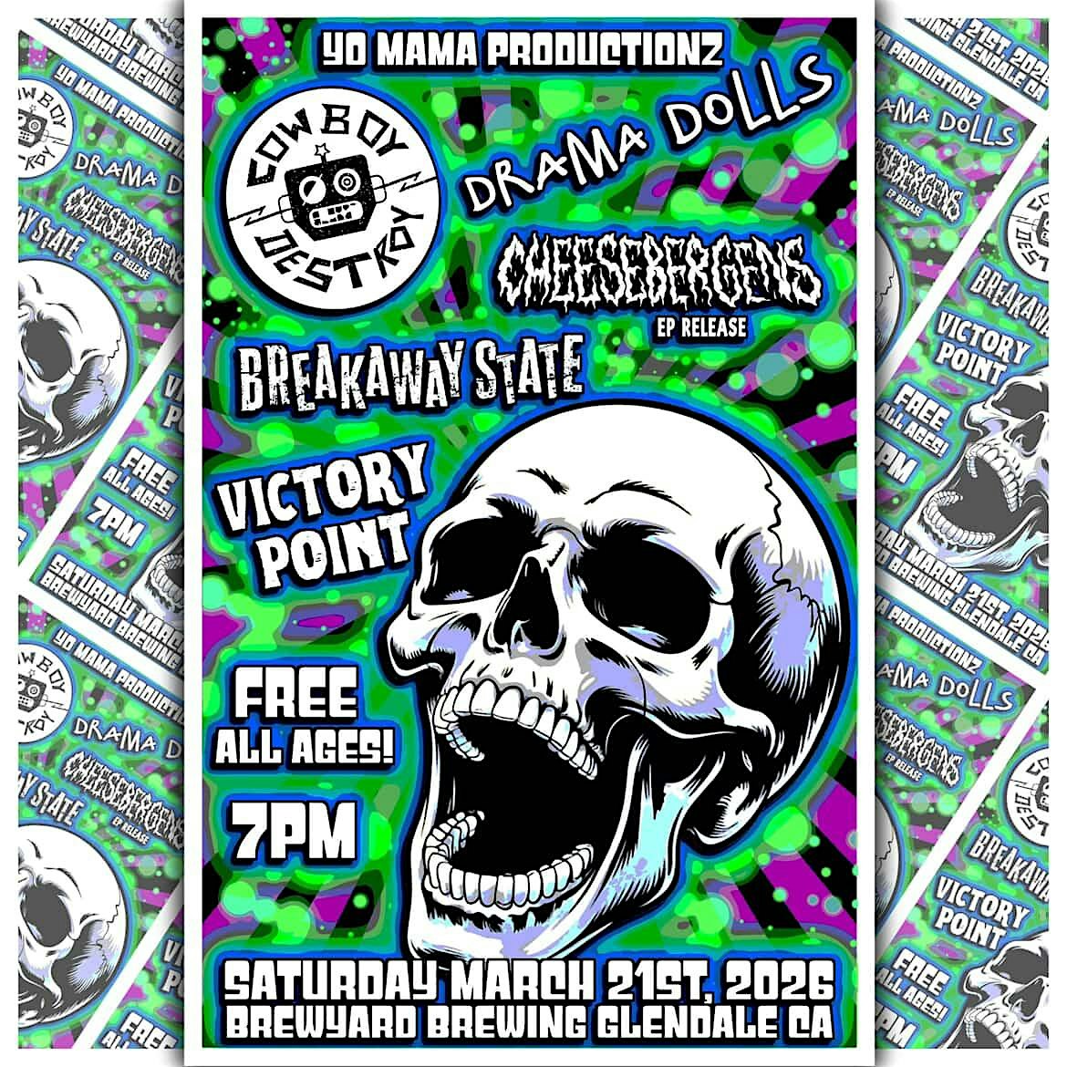 Free Punk Show at Brewyard Brewing in Glendale