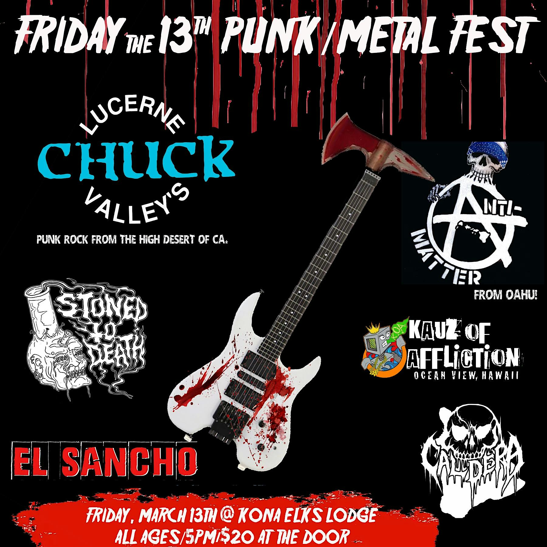 FRIDAY THE 13TH PUNK/ METAL FEST!!!