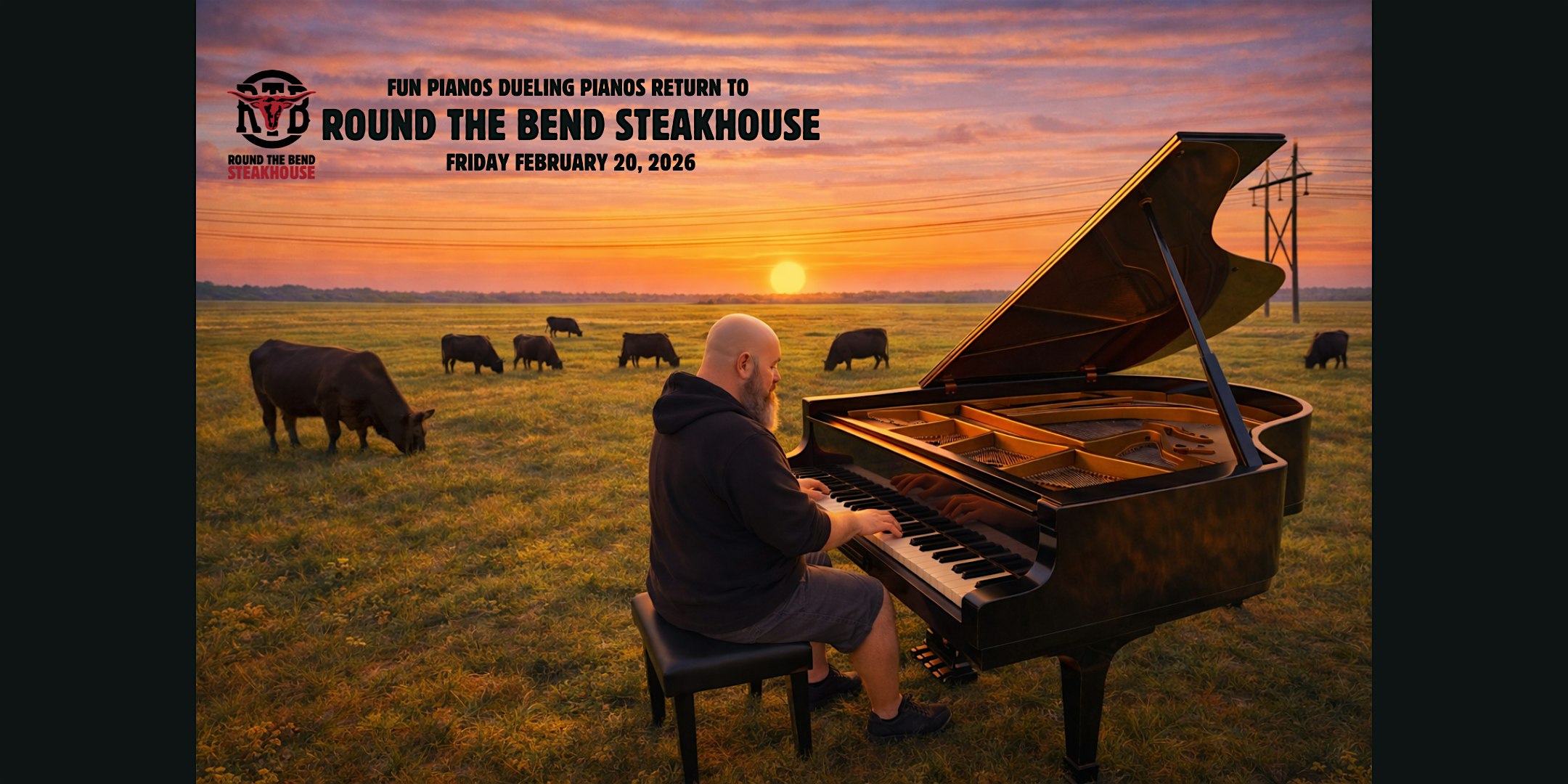 Fun Pianos Dueling Pianos at Round The Bend Steakhouse