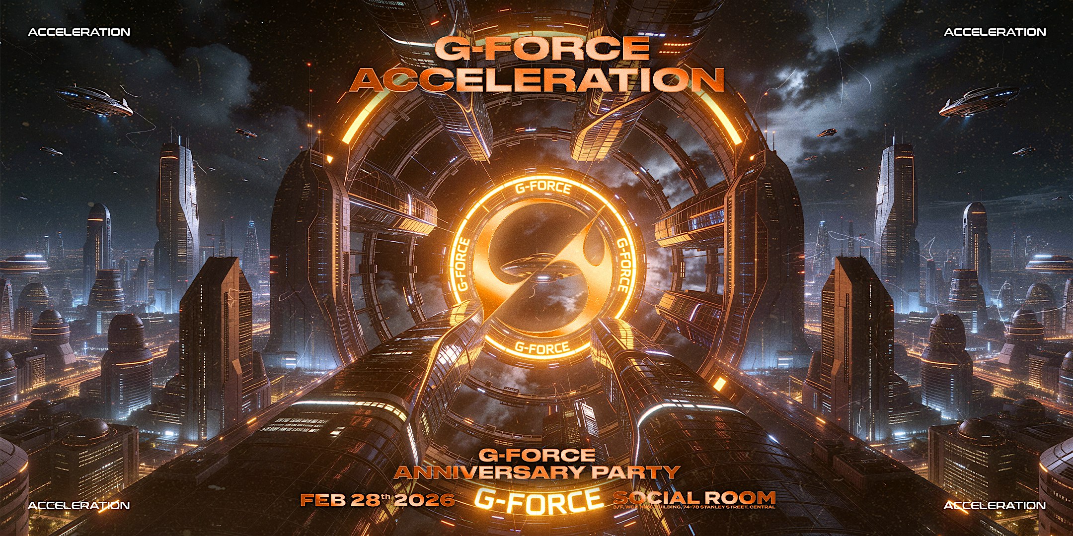 G-FORCE: ACCELERATION  | Anniversary Party