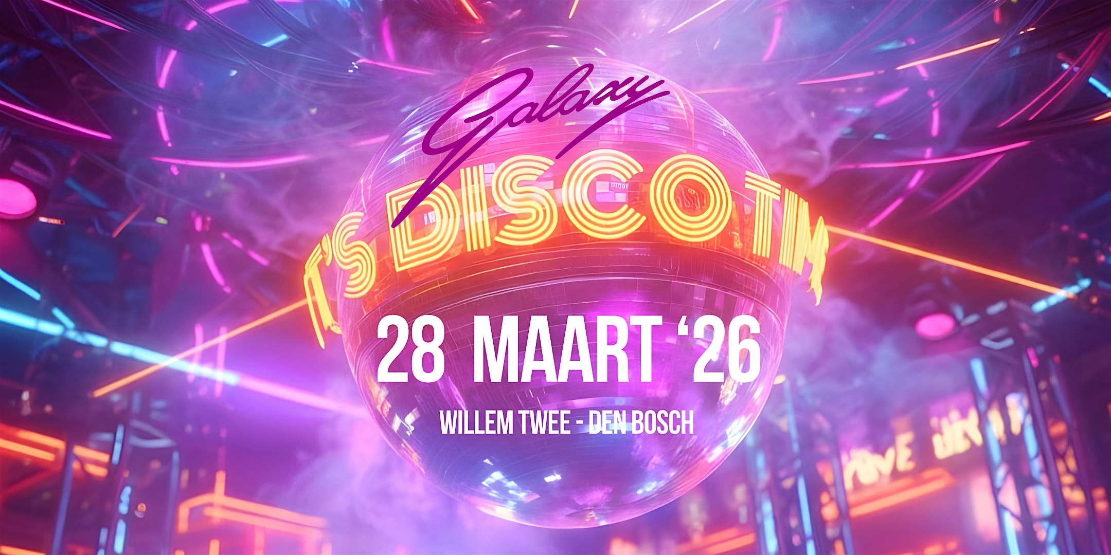 Galaxy Disco Party - 28 Maart 2026