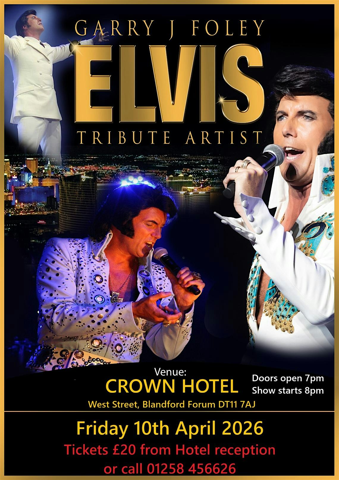 Gary J Foley Elvis Tribute Artist at The Crown, Blandford