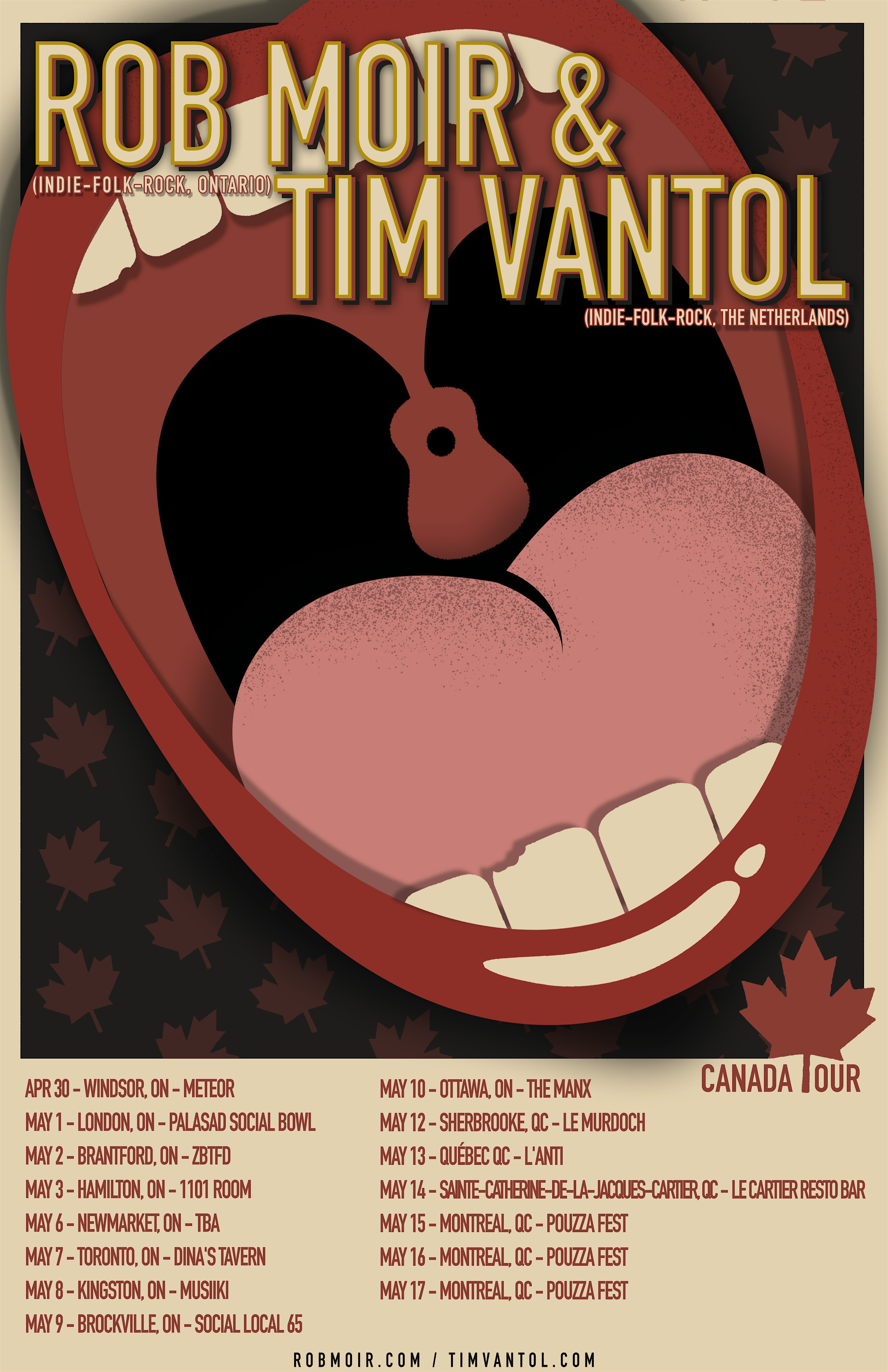 GEORGIE VON PORGIE & THE PALLBEARERS / TIM VANTOL / ROB MOIR @ Meteor