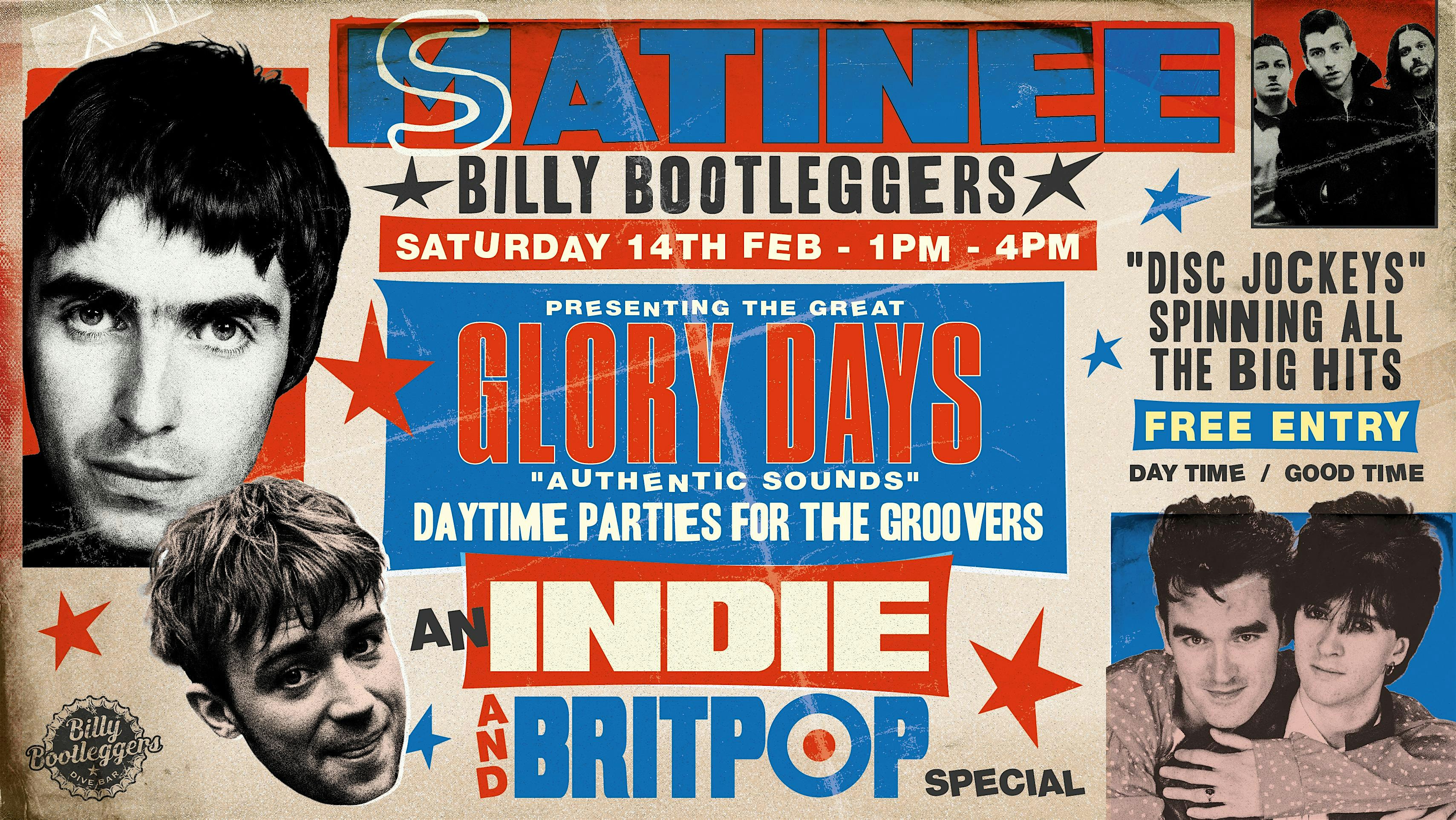 GLORY DAYS - An Indie & Britpop Special