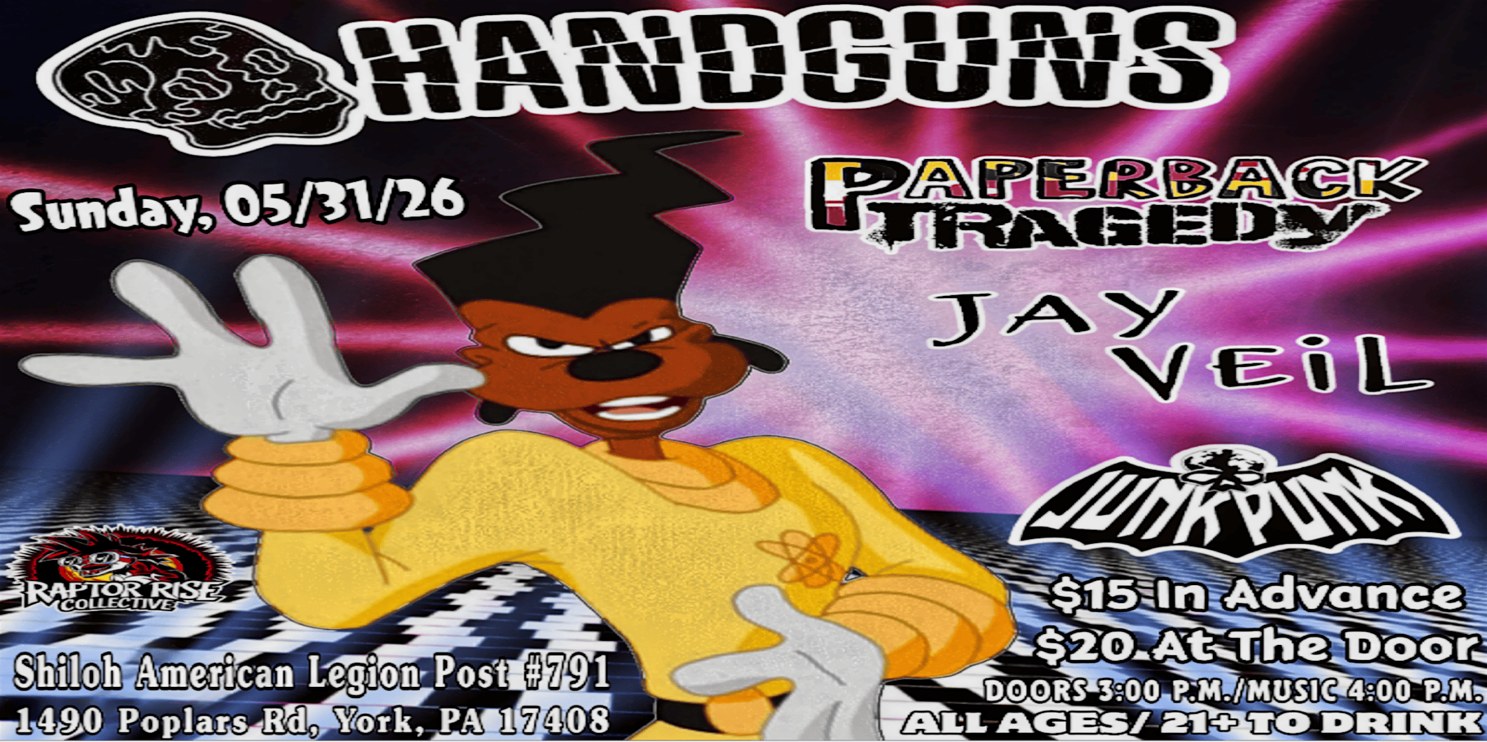 Handguns, Paperback Tragedy, Jay Veil, Junk Punk