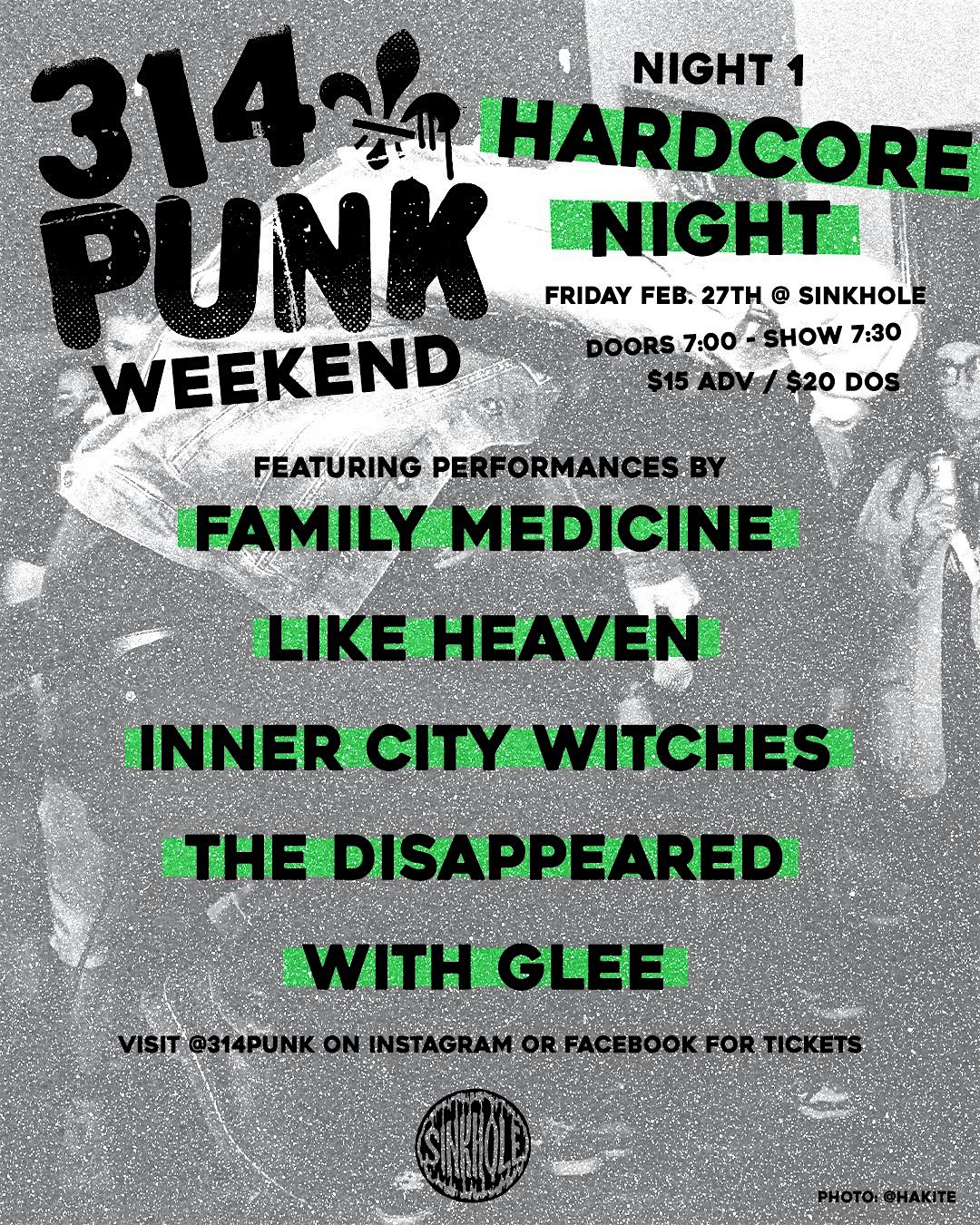 Hardcore Night - 314 Punk Weekend 2026