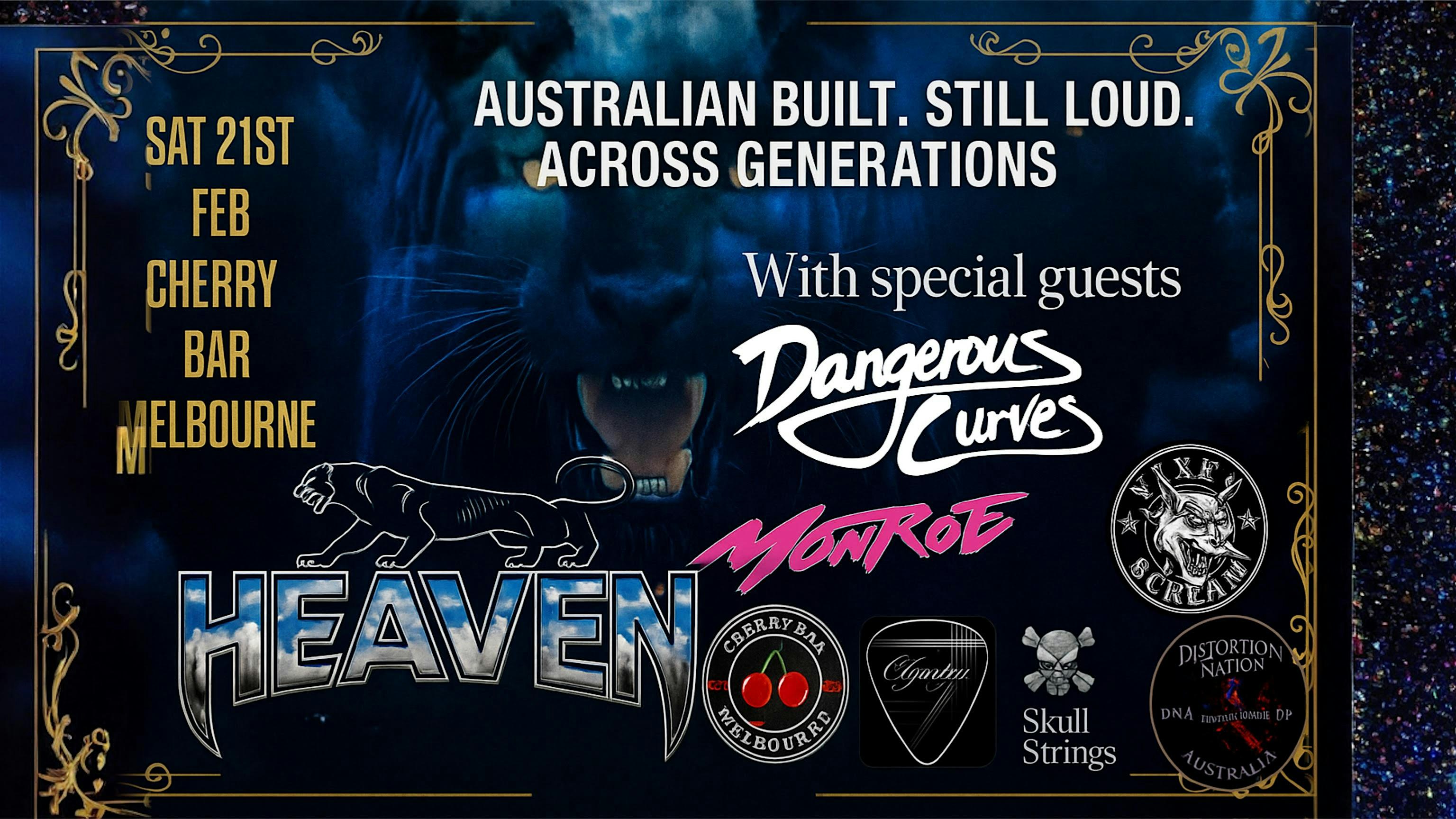 HEAVEN live at Cherry Bar, SAT FEB 21st