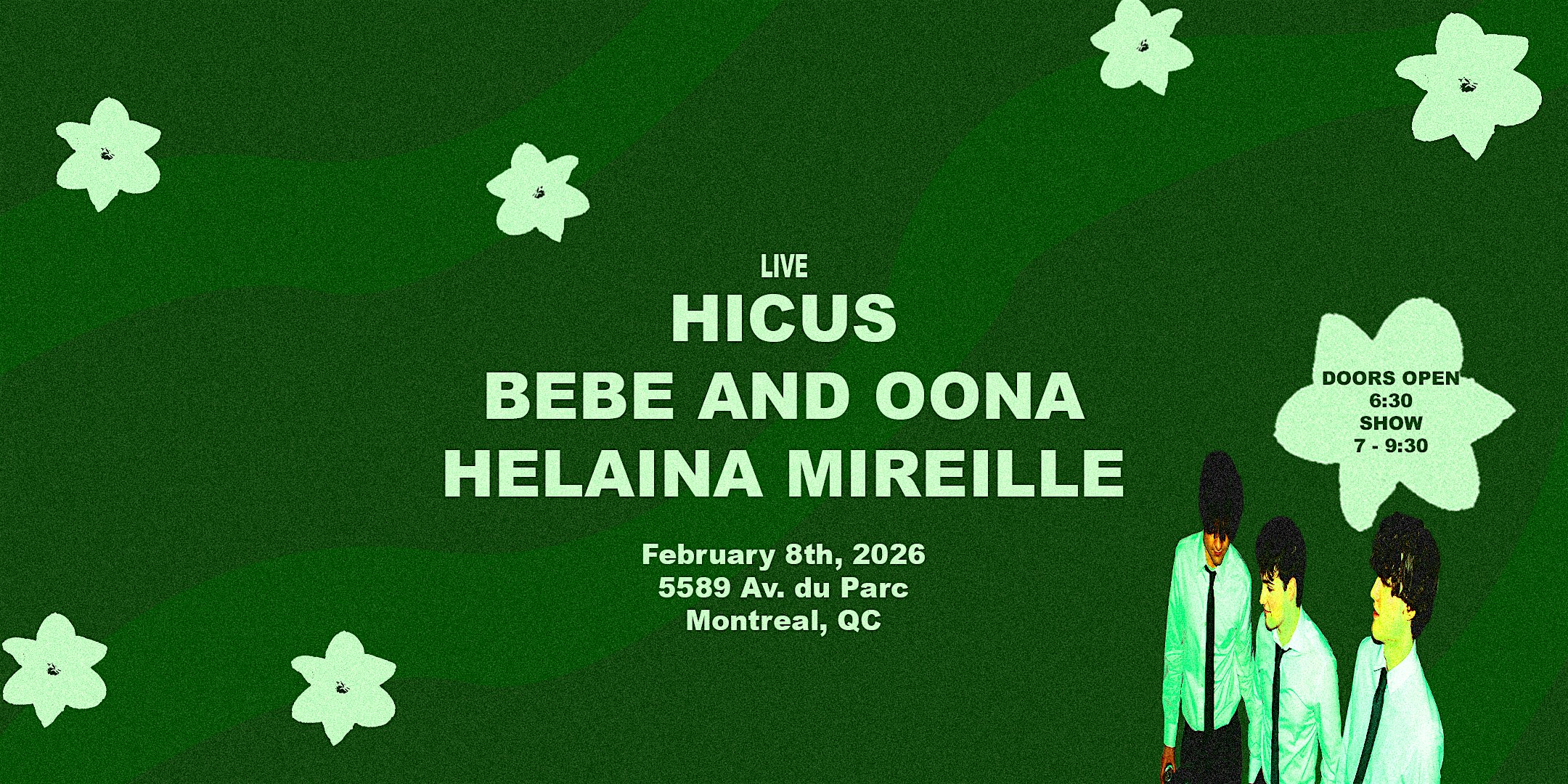 Hicus, Bebe and Oona & Helaina Mireille @ P'tit Ours