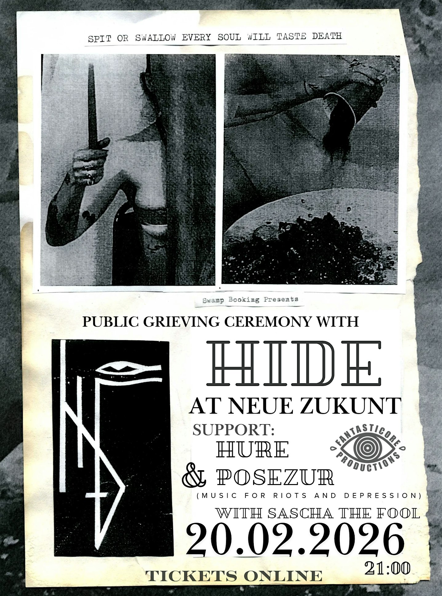 ☠︎︎HIDE ☠︎︎POSEZUR☠︎︎ HURE☠︎︎ live In Berlin