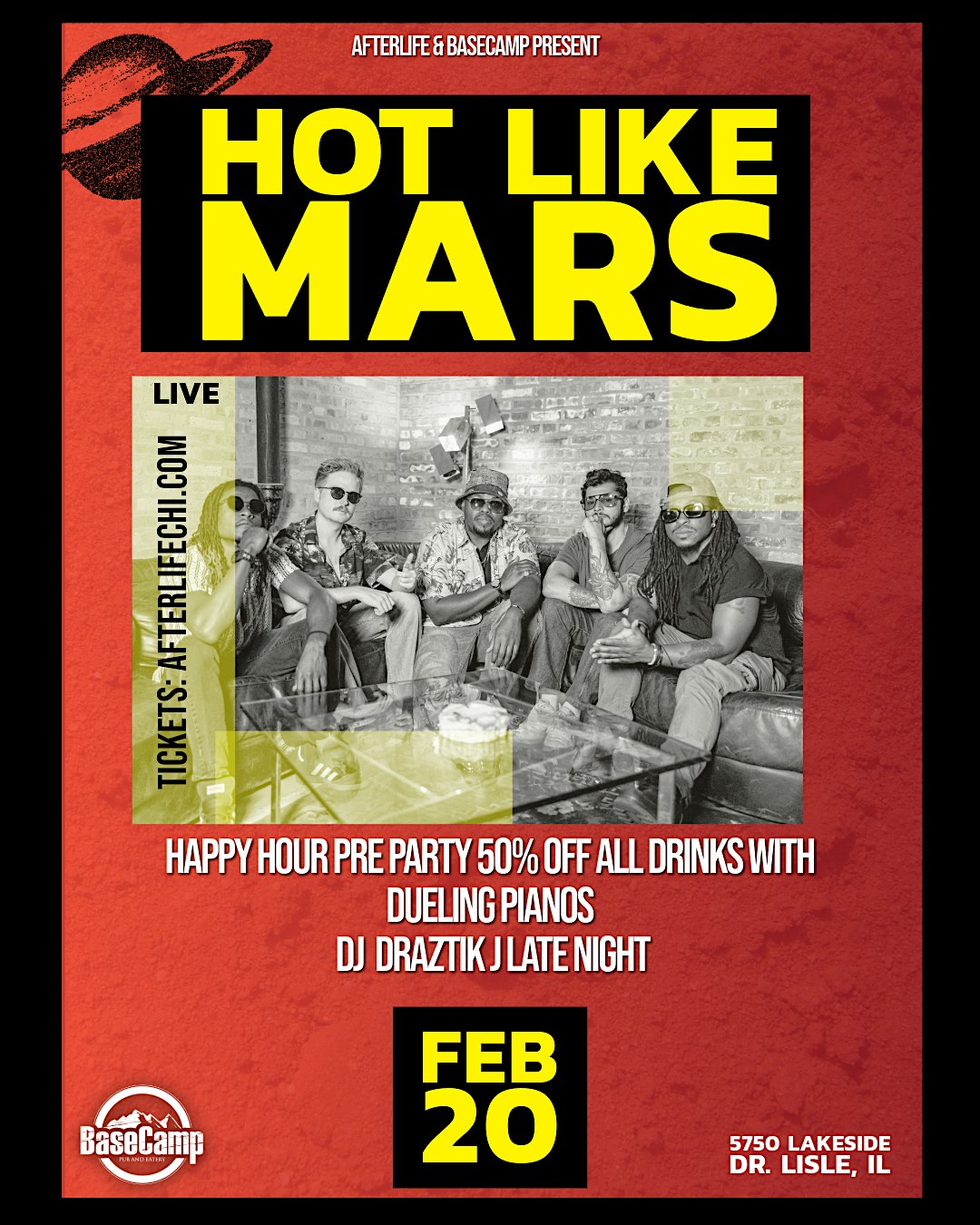 Hot Like Mars + New Groove Revolution Live!