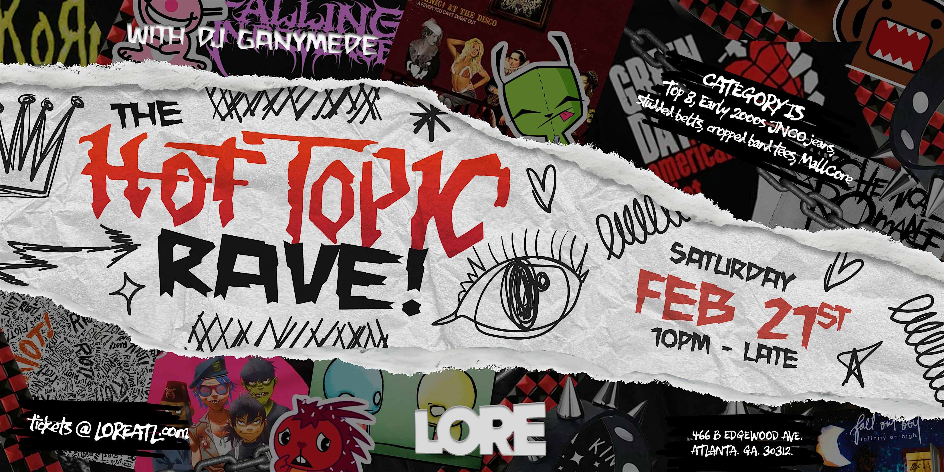 Hot Topic Rave - 2000's Dance Party