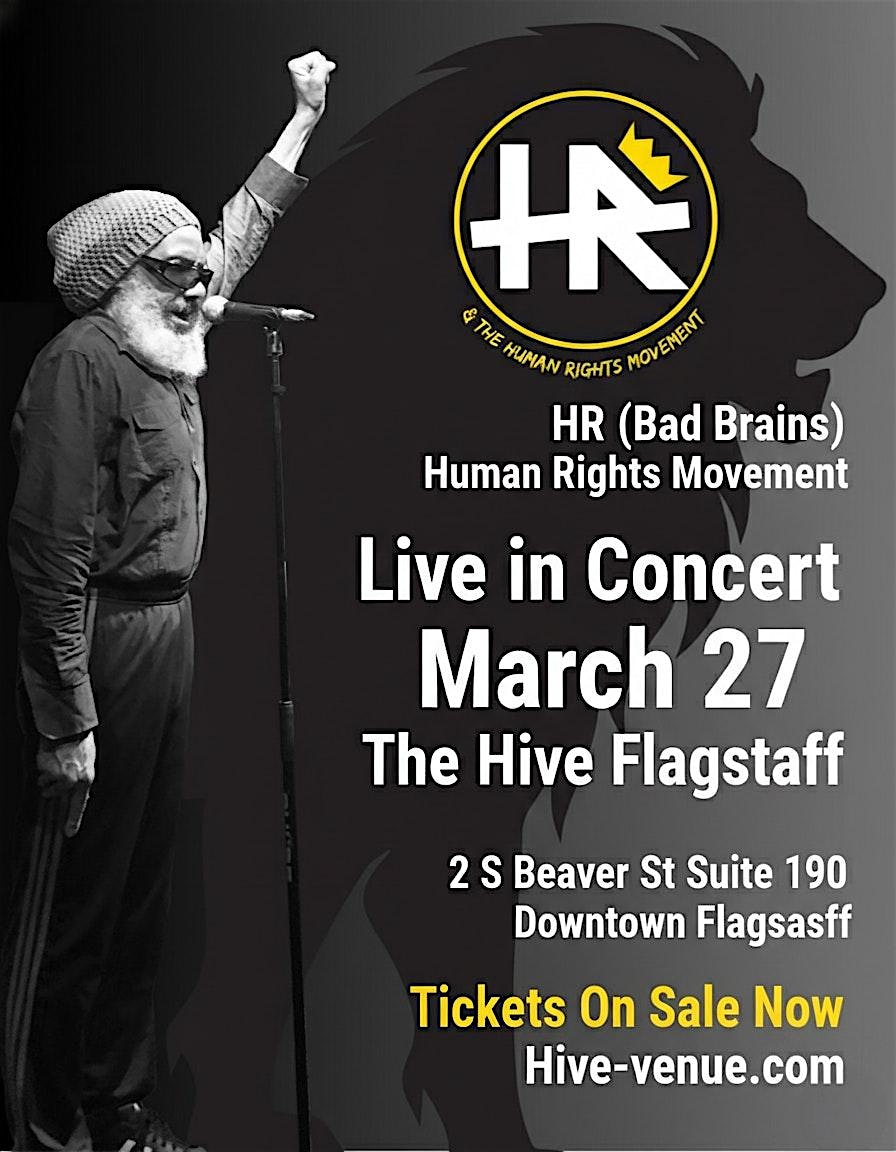 HR of Bad Brains – Live in Concert at The Hive (March 27)