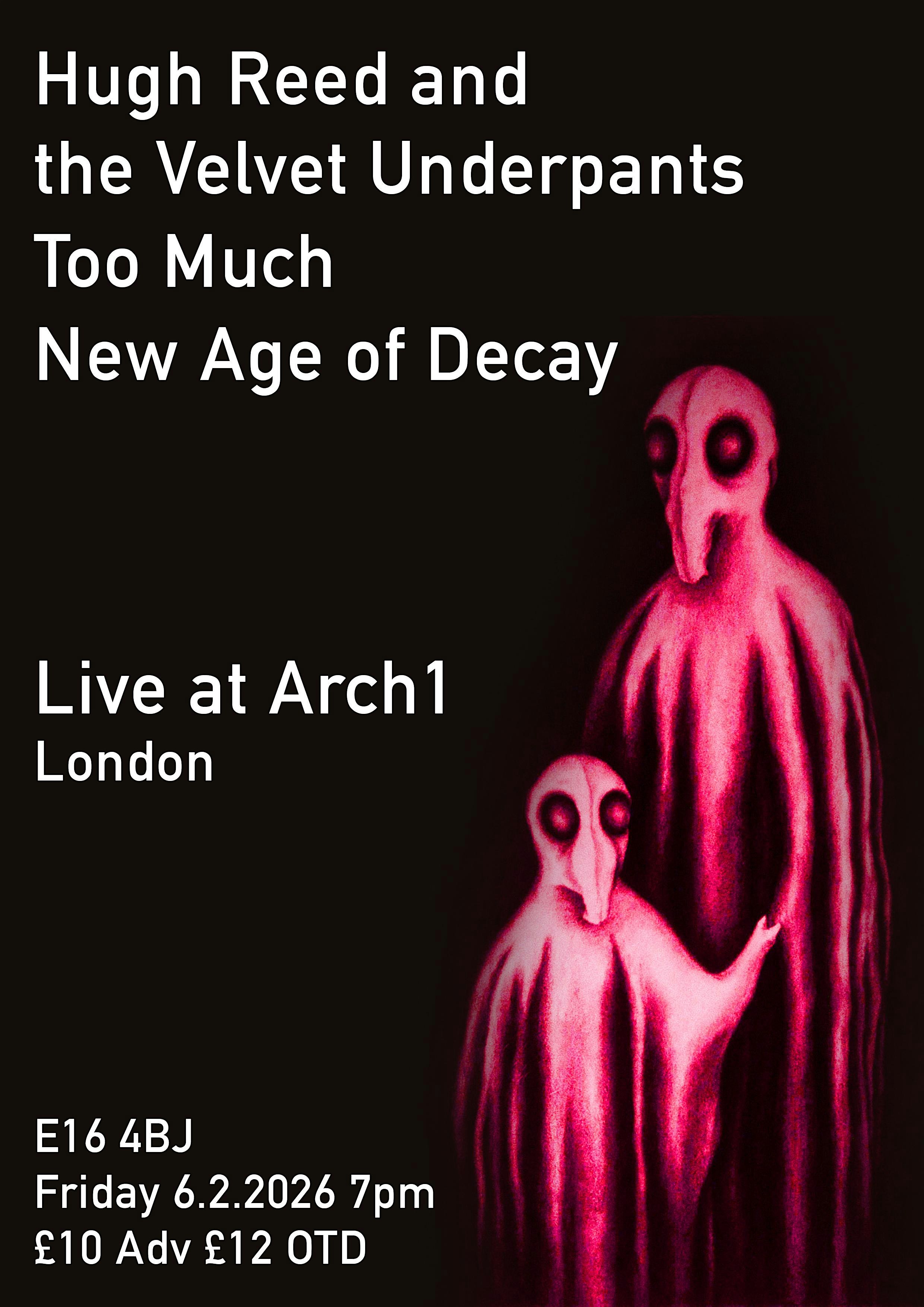 Hugh Reed and the Velvet Underpants, Too Much, New Age of Decay Live