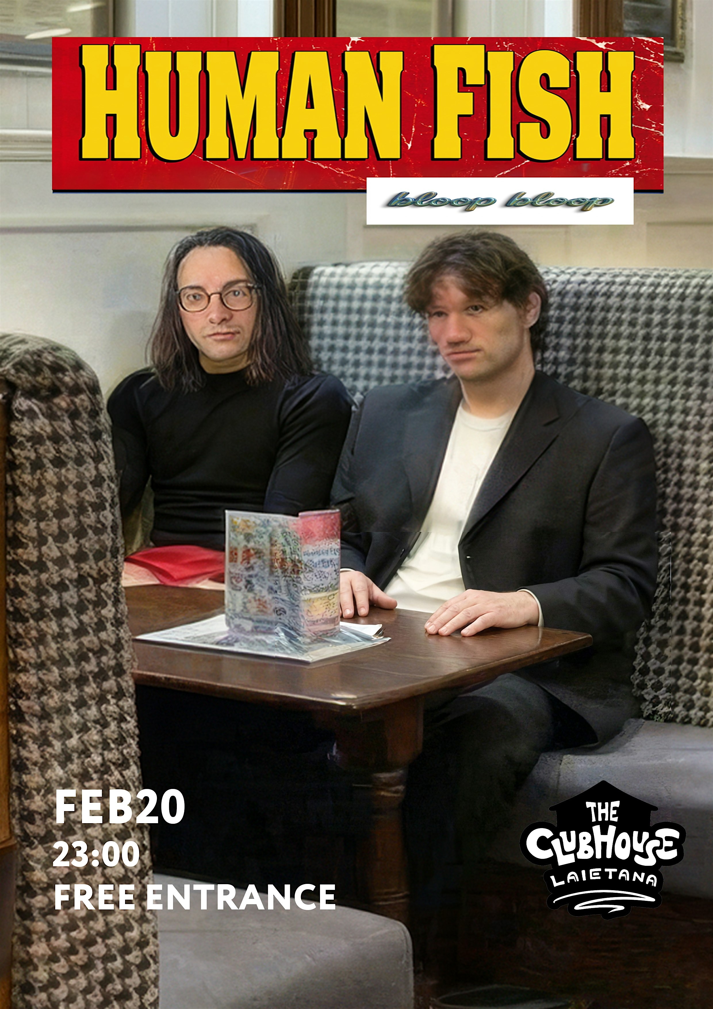 Human Fish: Live in The Lounge • FREE Live Music