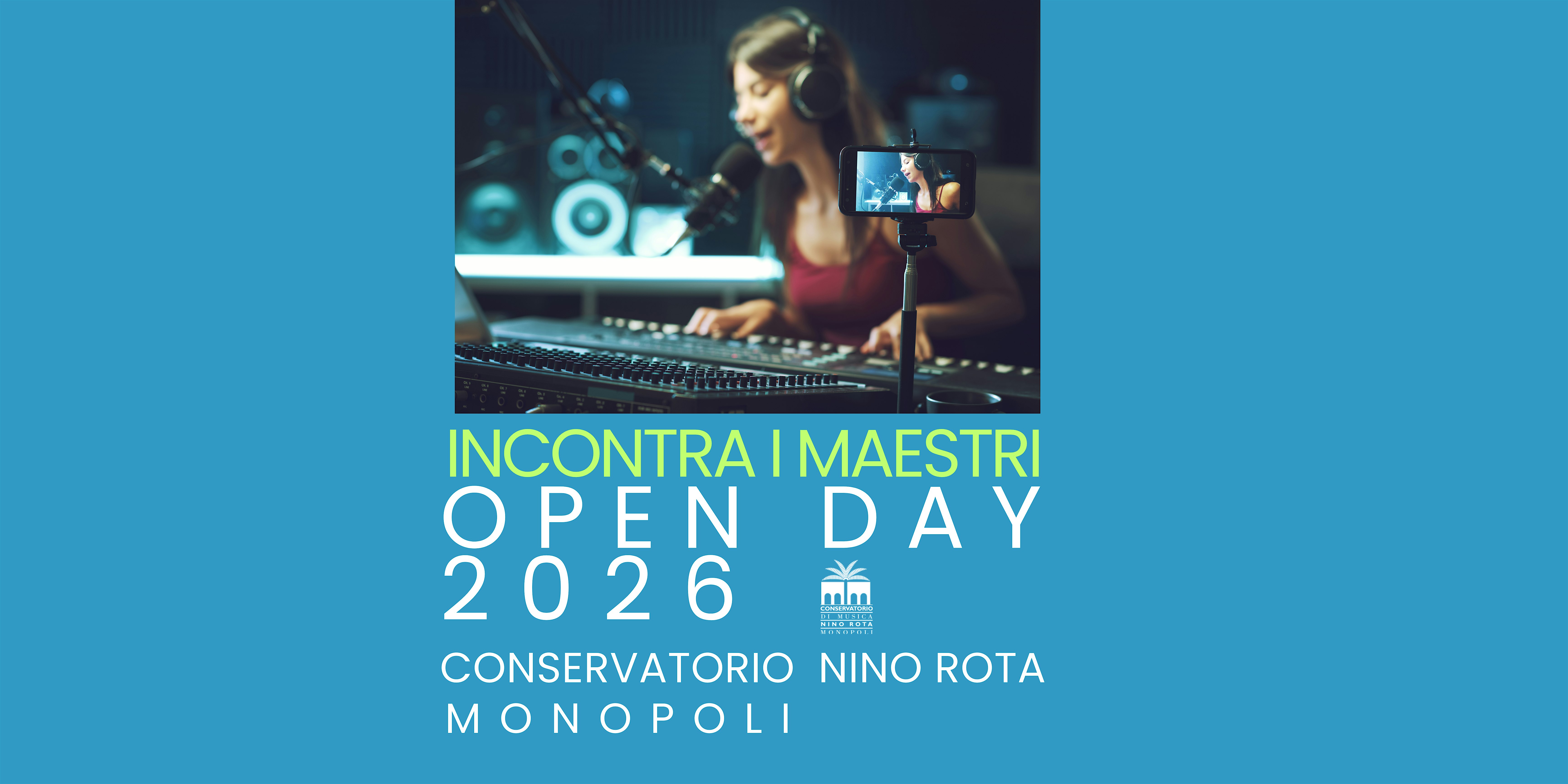 INCONTRA I MAESTRI Open Day 2026 Conservatorio Rota TASTIERE ELETTRONICHE