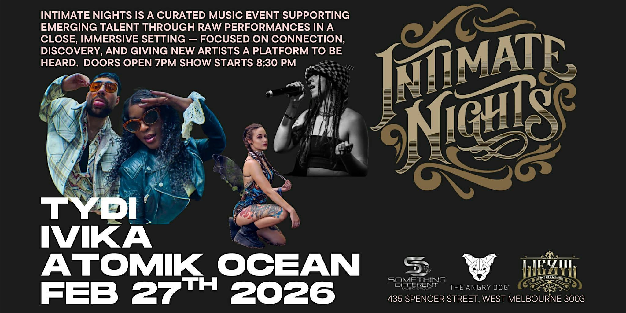 Intimate Nights @ The Angry Dog