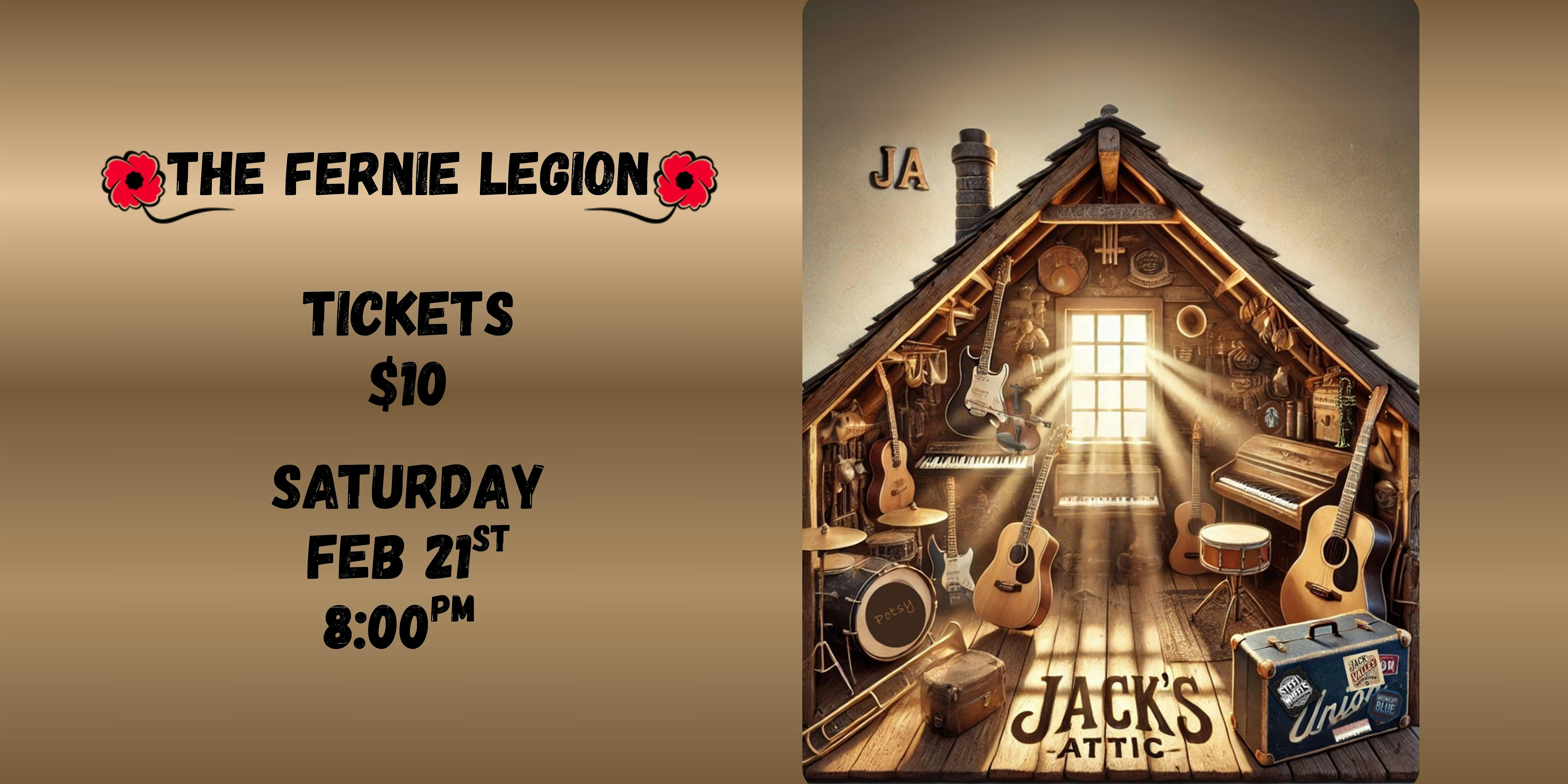 Jack's Attic | Live at The Fernie Legion