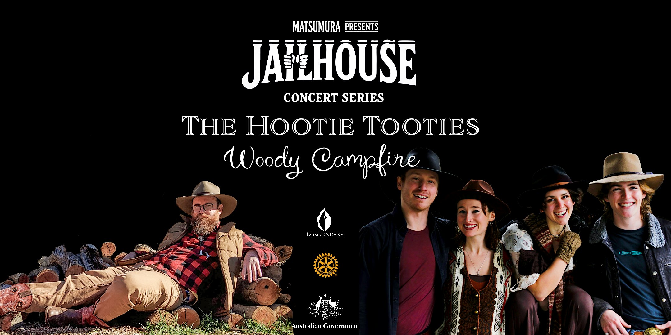 Jailhouse Concert featuring The Hootie Tooties and Woody Campfire