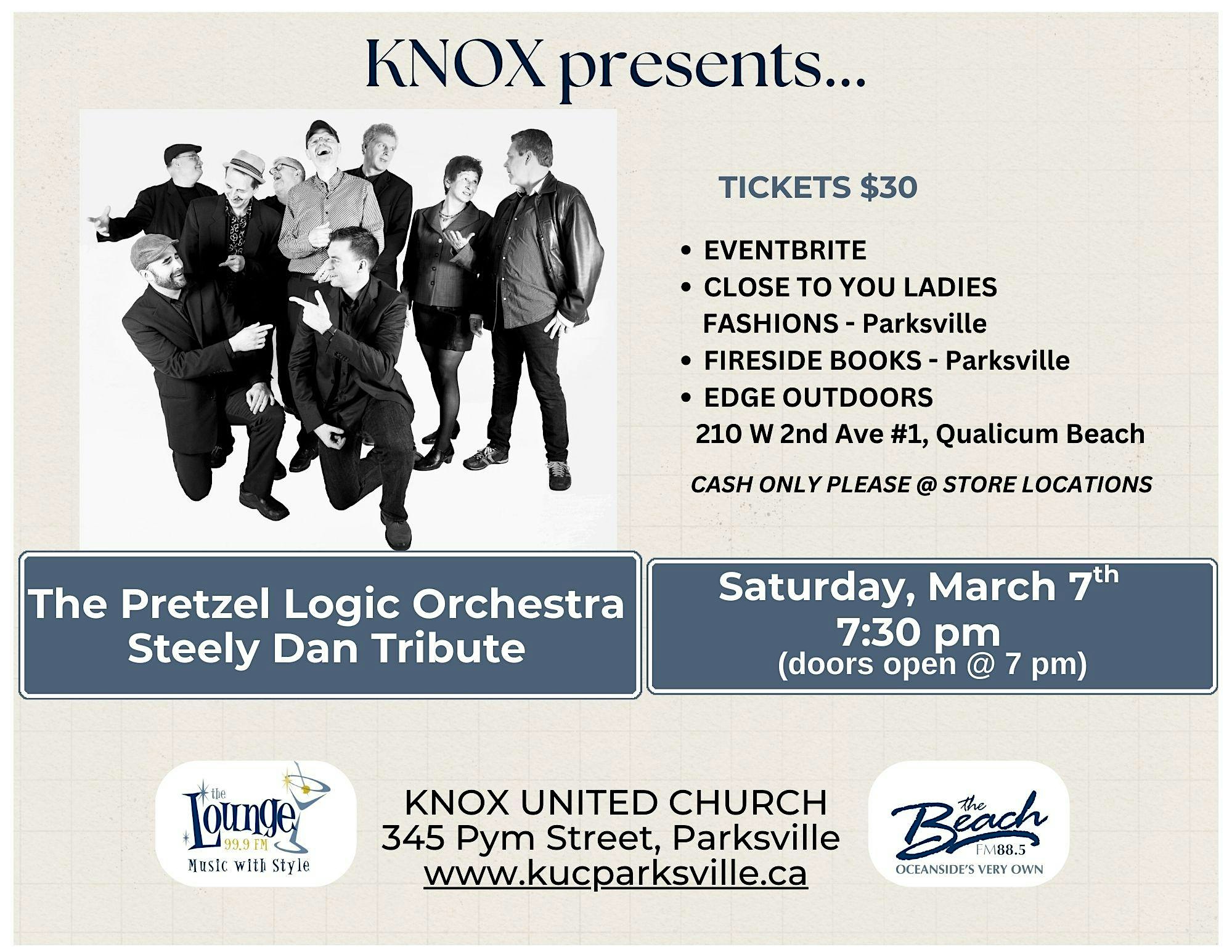 Knox presents...The Pretzel Logic Orchestra, Steely Dan Tribute.
