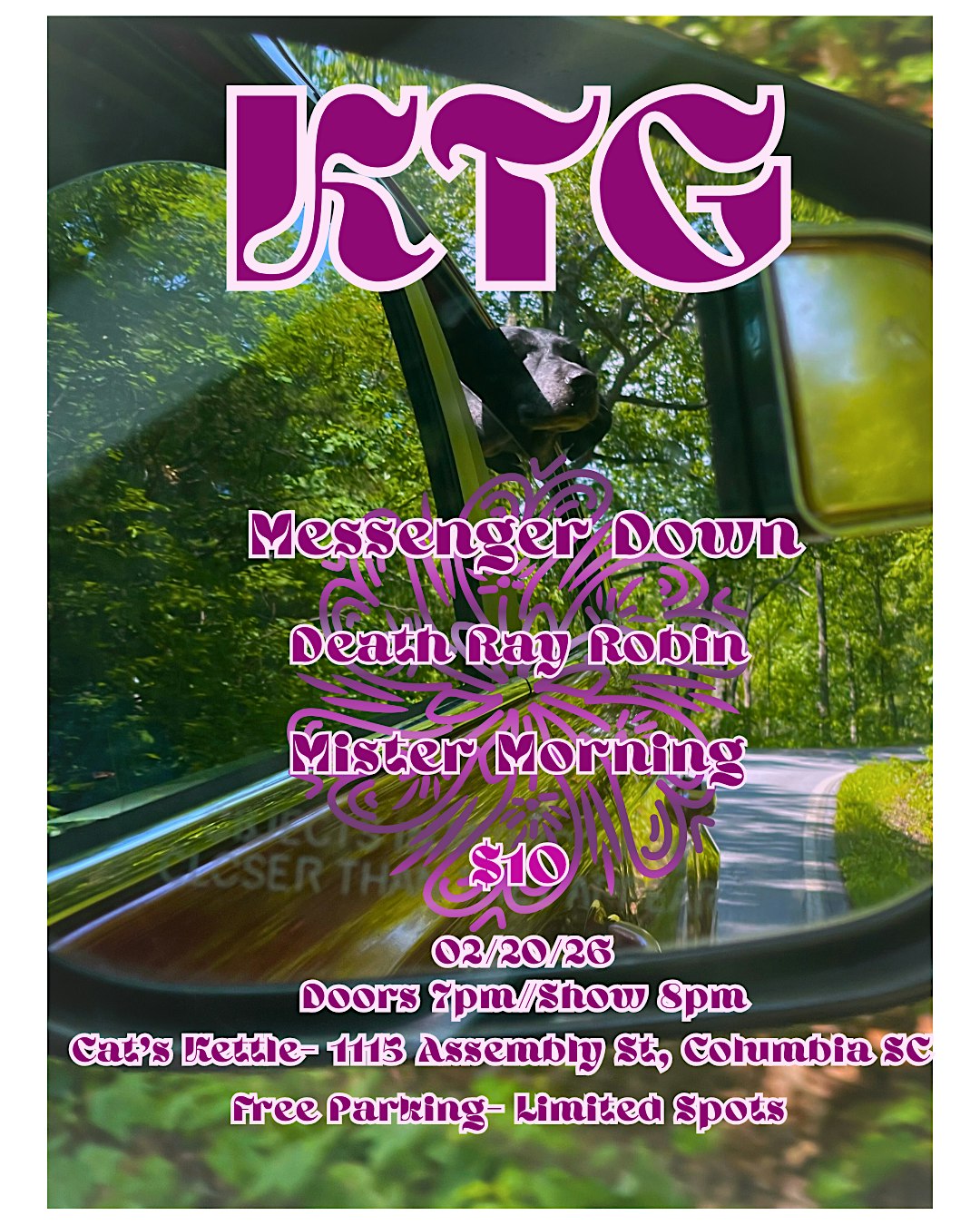 KTG, Messenger Down, Death Ray Robin, Mister Morning