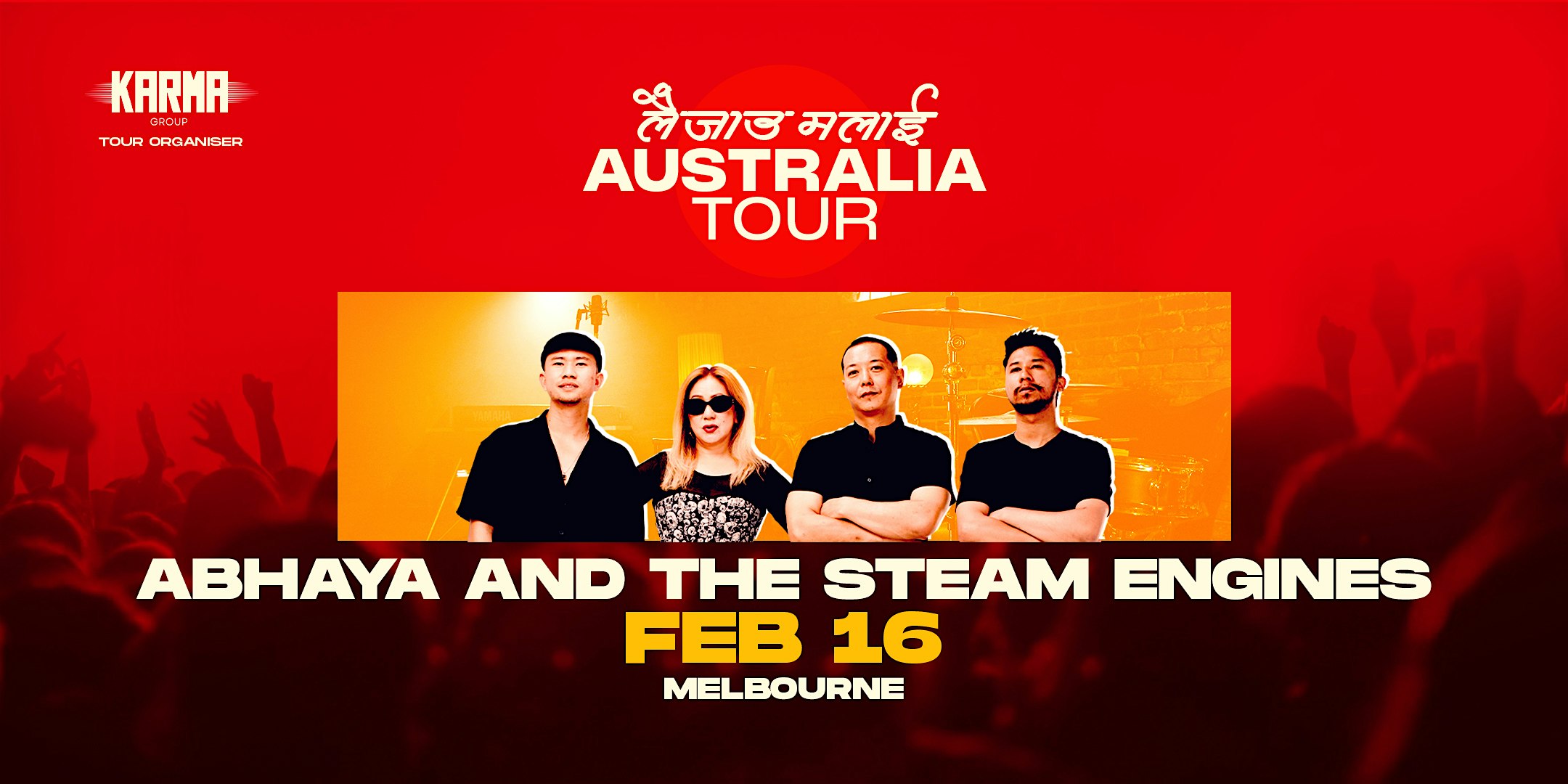 Laijau Malai–Australia Tour | Abhaya And The Steam Engines Live In Concert