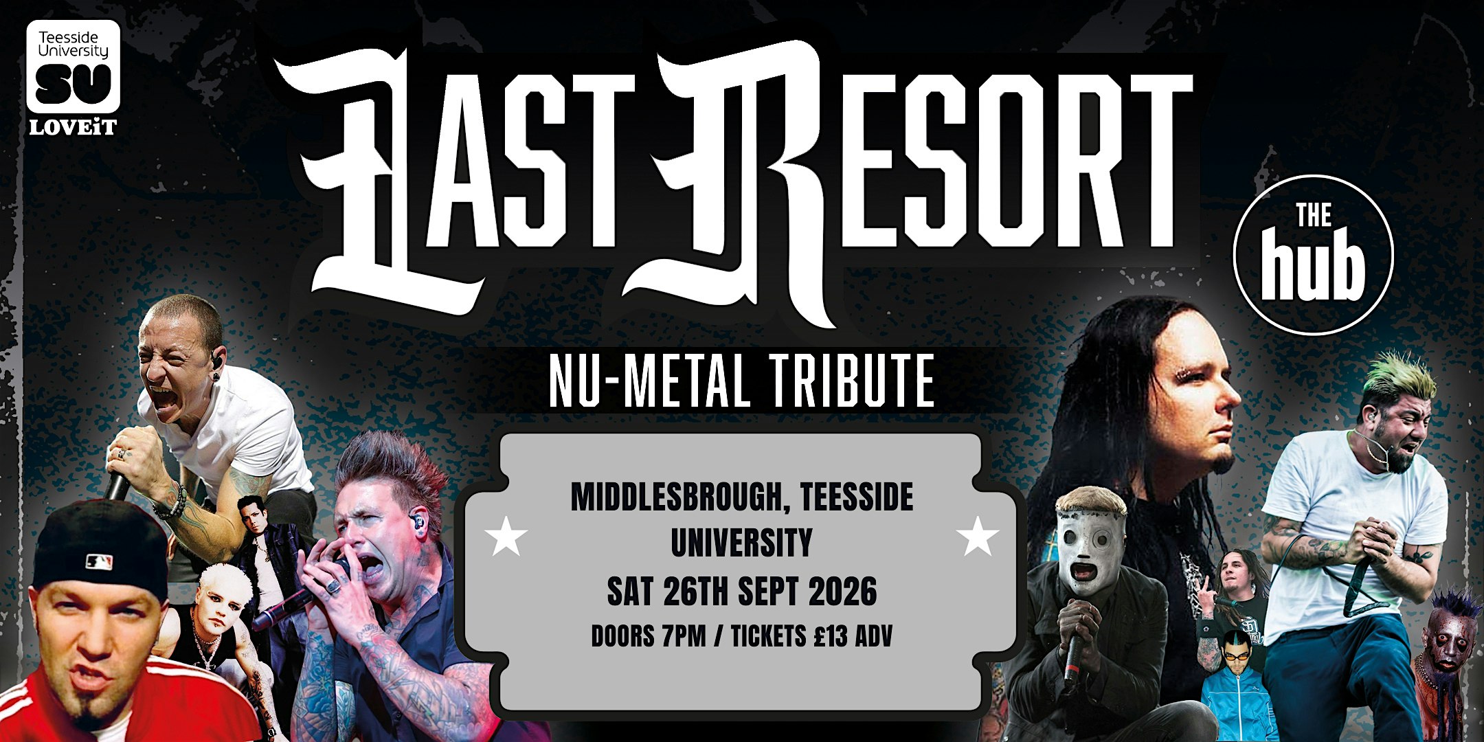 Last Resort - Nu Metal Tribute at Teesside University (Middlesbrough)