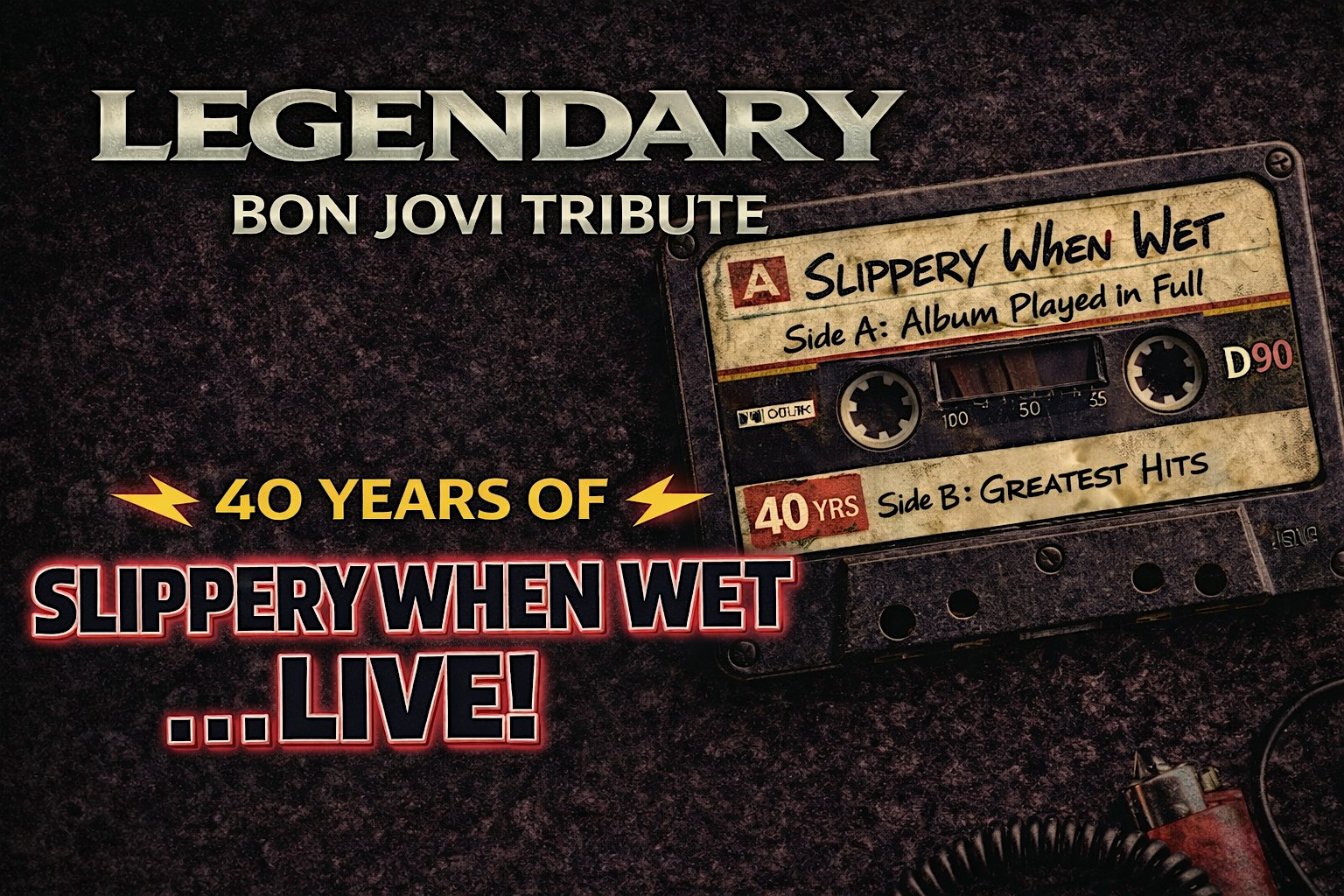 LEGENDARY – Bon Jovi Tribute | 40 Years of Slippery When Wet (Live)