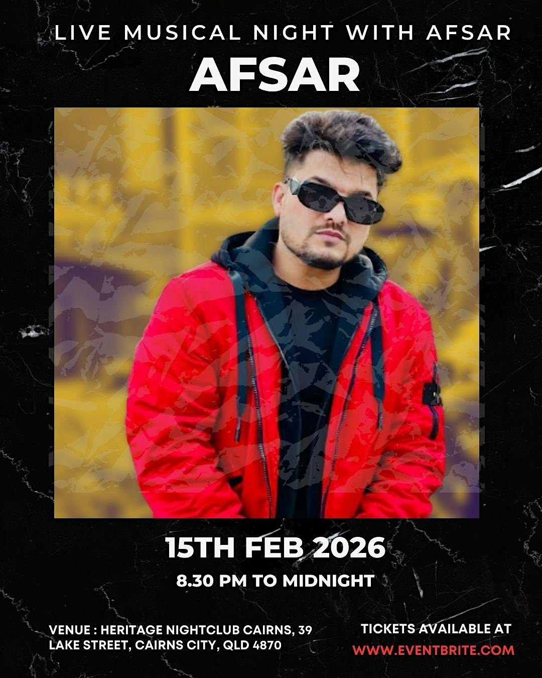 LIVE MUSIC NIGHT WITH AFSAR