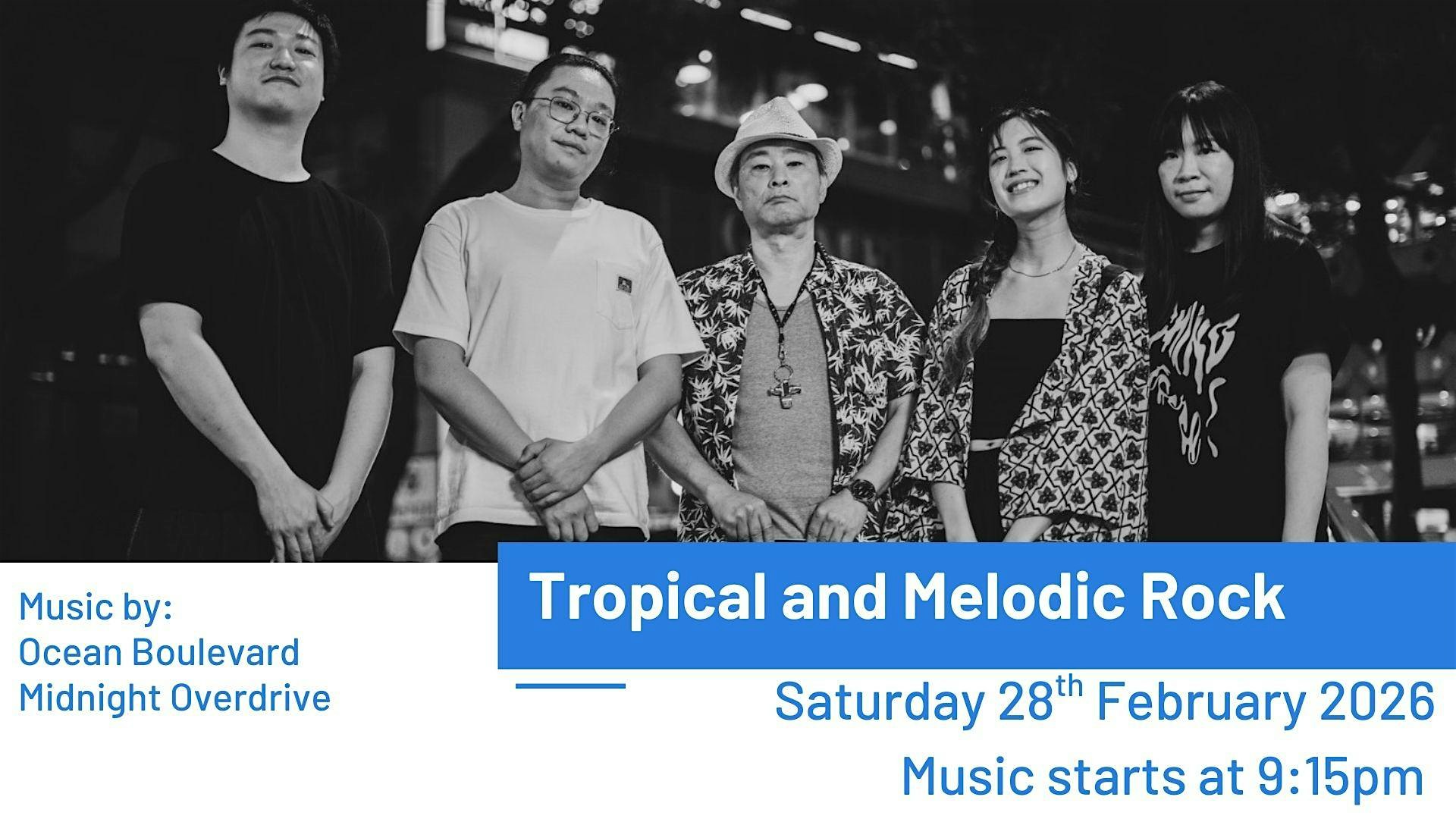 Live Music: Tropical and Melodic Rock Night