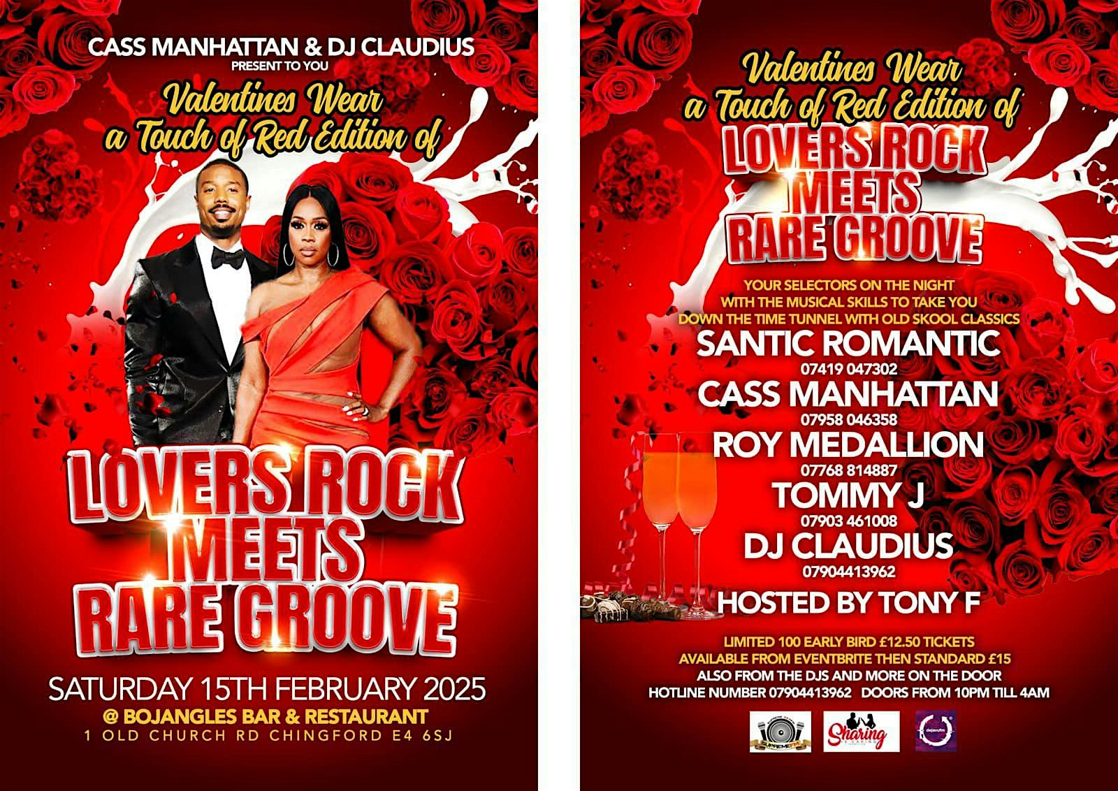 LOVERS ROCK MEETS RARE GROOVE VALENTINES EDITION
