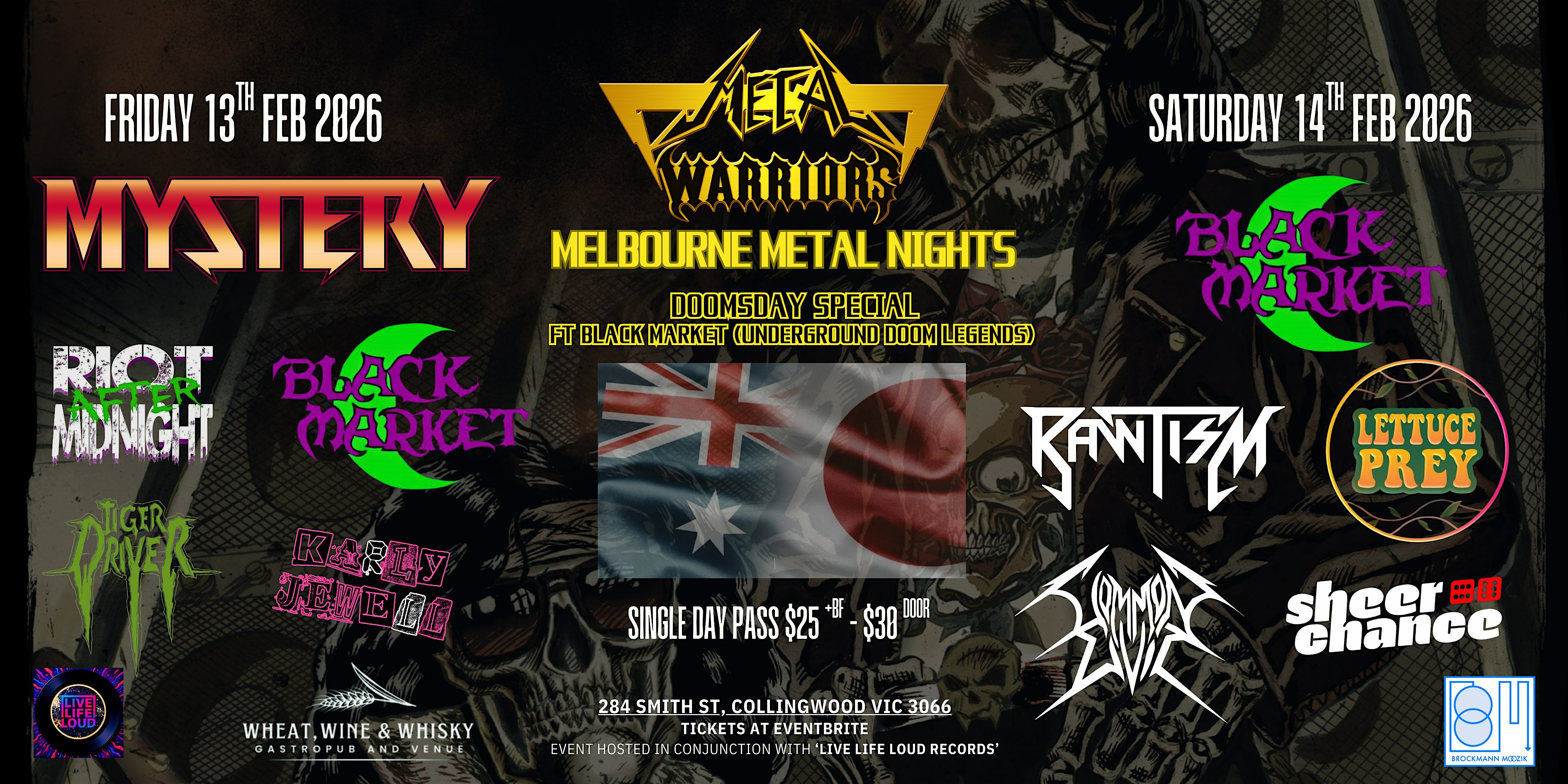 MELBOURNE METAL NIGHTS - 2 day fest w/ MYSTERY, Black Market (JPN) + more