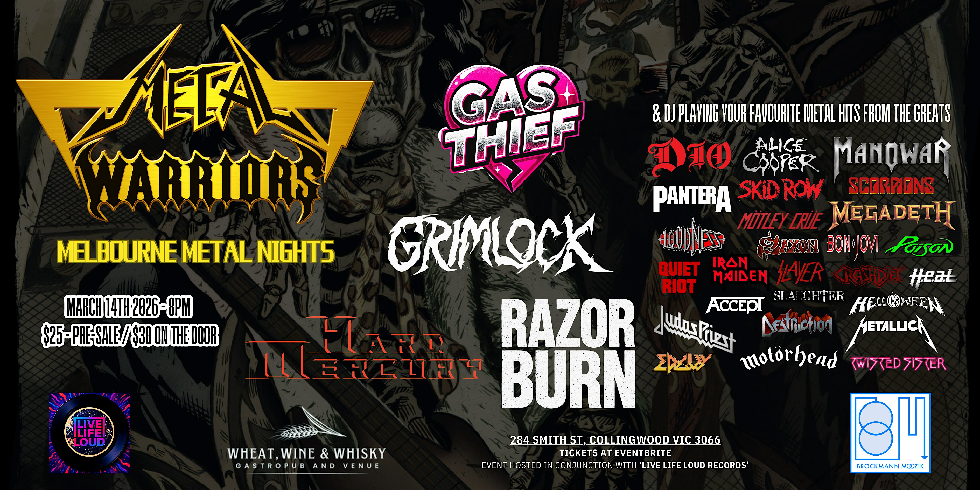 MELBOURNE METAL NIGHTS VOL 9 ft. LIVE BANDS & DJ