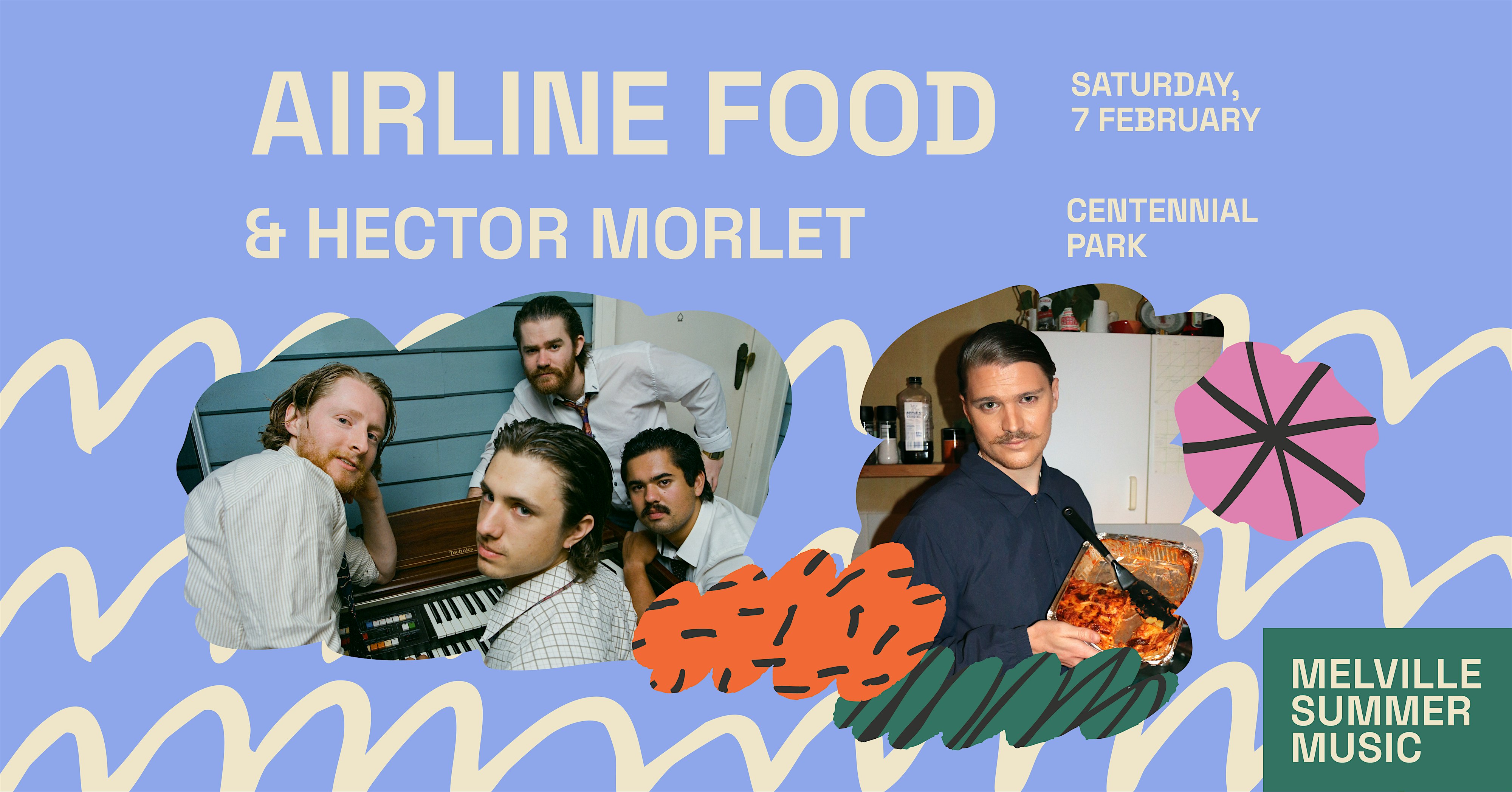 Melville Summer Music: FREE Concert (Airline Food & Hector Morlet)