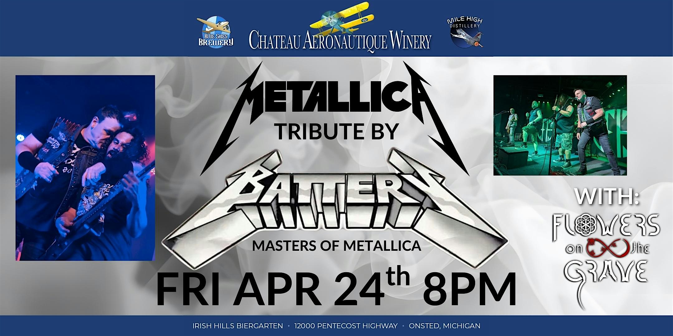 Metallica Tribute by Battery with Flowers on the Grave