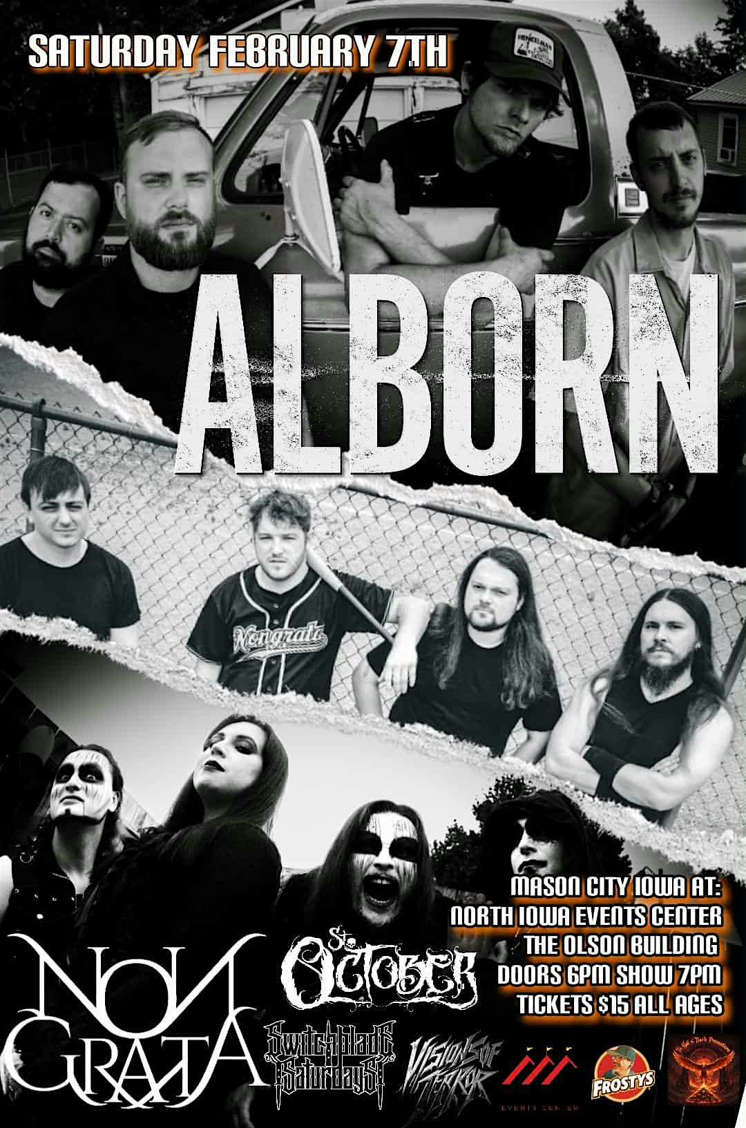 Midwinter Metal Throwdown with special guest Alborn