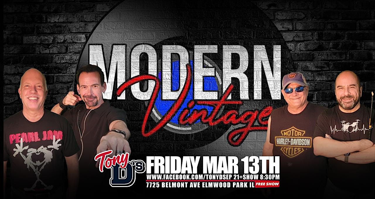 Modern Vintage Rock Cover Band at Tony D's