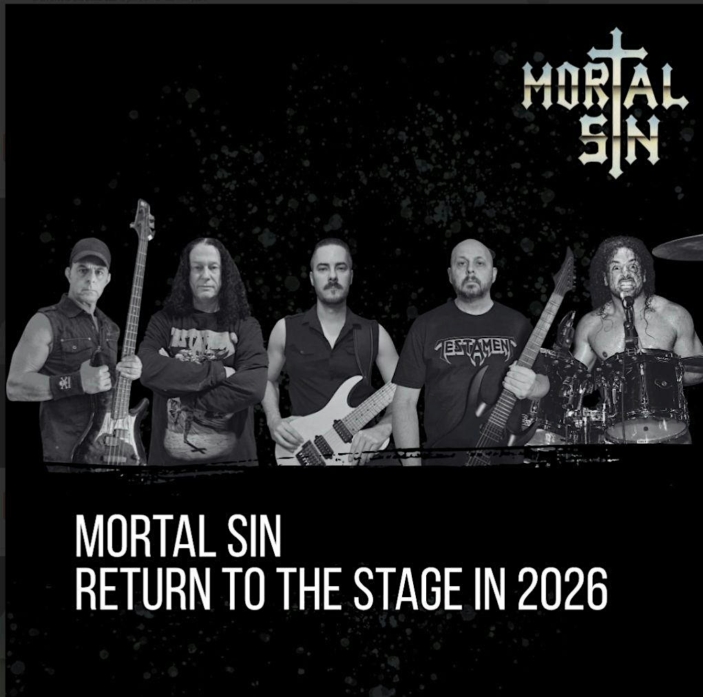 Mortal Sin - 40 Years of Mayhemic Destruction Aus Tour w/ Hidden Intent