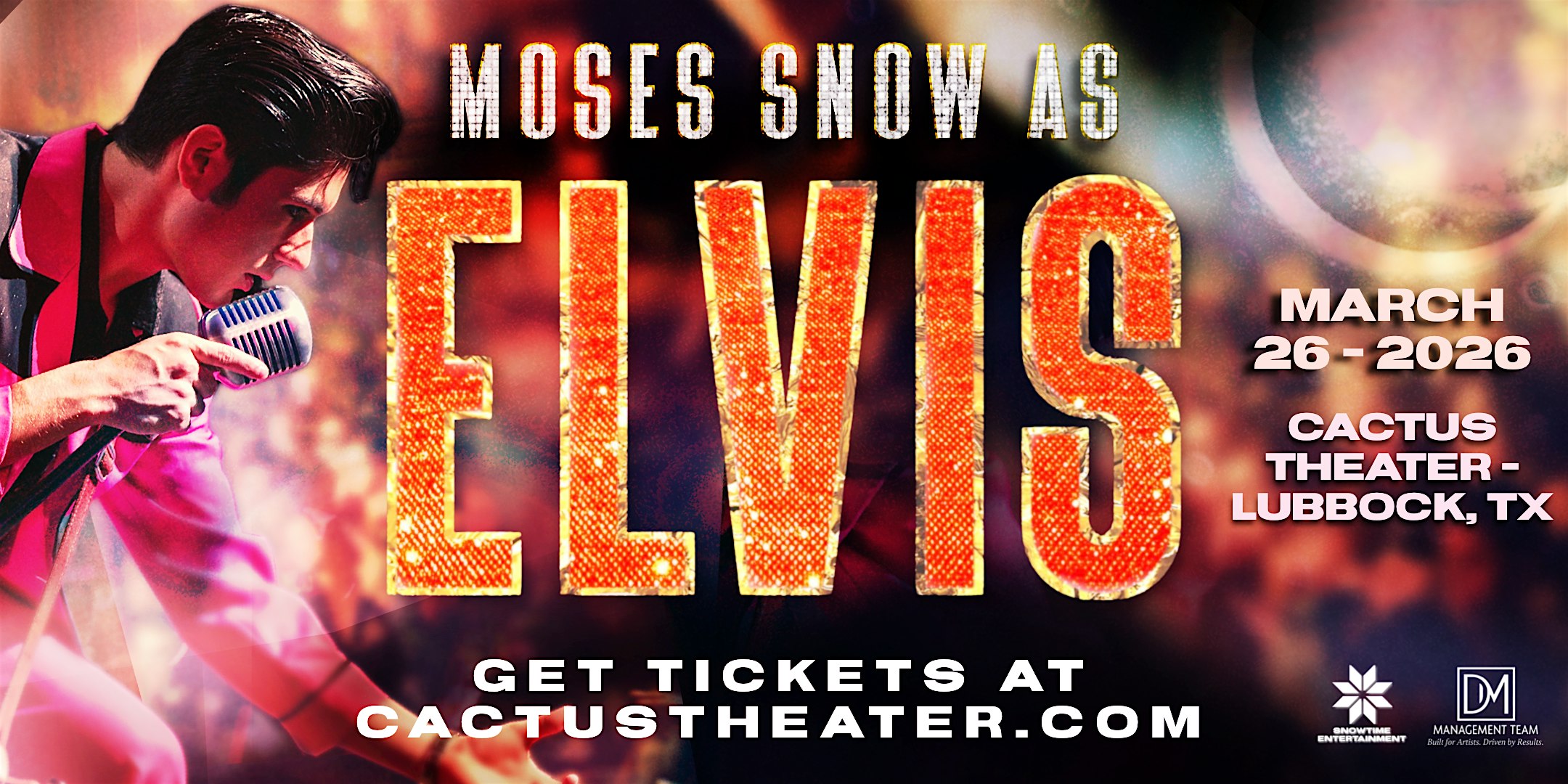 Moses Snow as Elvis: The King of Rock ’n’ Roll - Live at Cactus Theater!