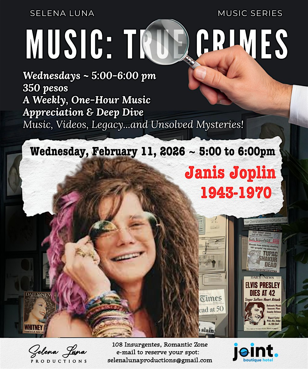 MUSIC:  TRUE CRIME SERIES