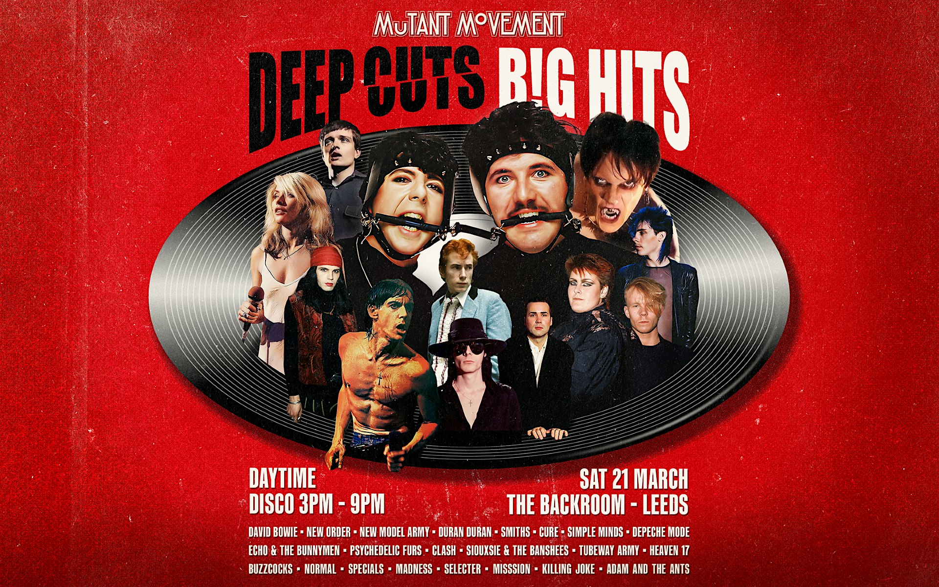 Mutant Movement Deep Cuts/Big Hits with Special tribute to Dave Ball