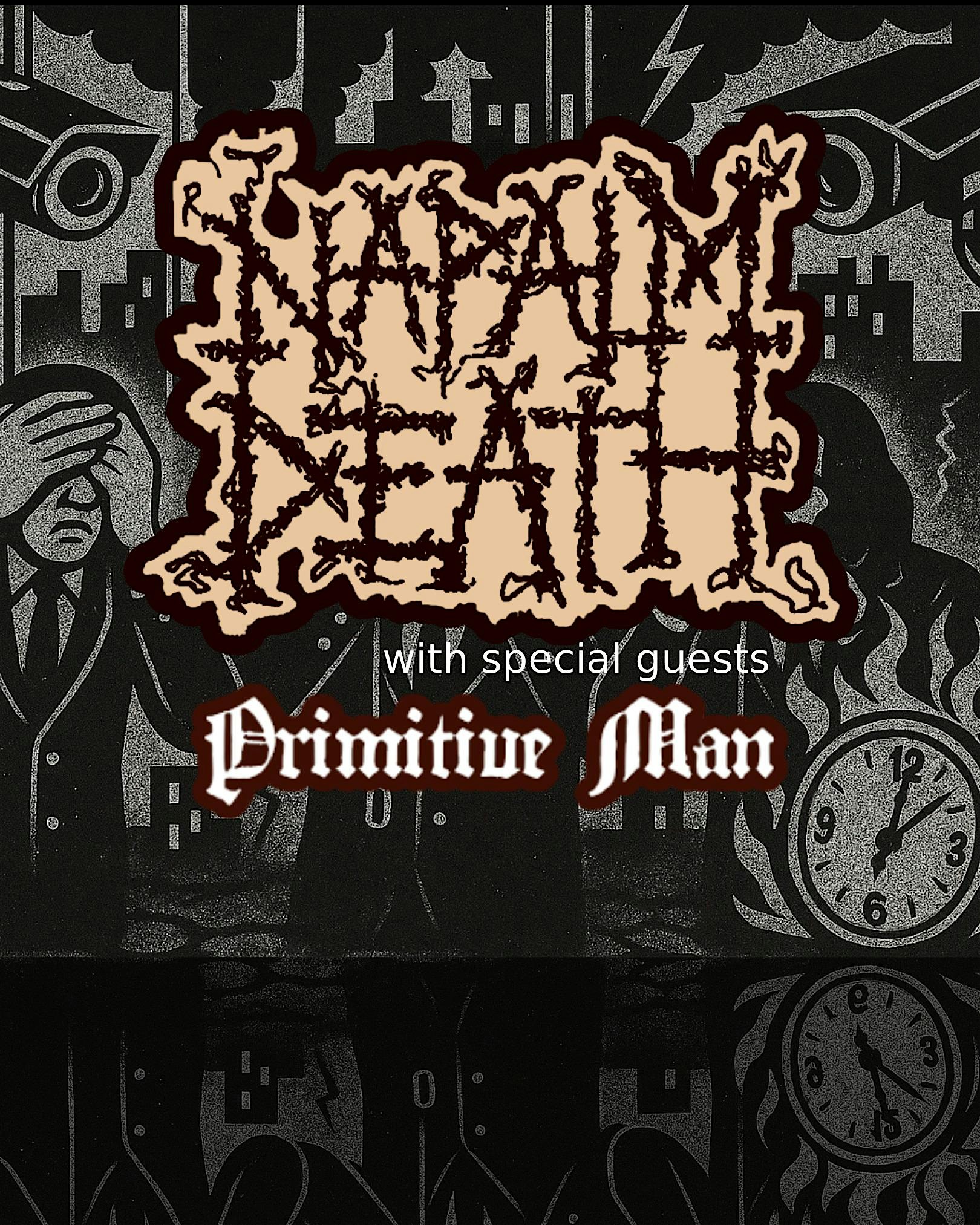 Napalm Death, Primitive Man, Ritual Warfare and Breakneck  live in Halifax