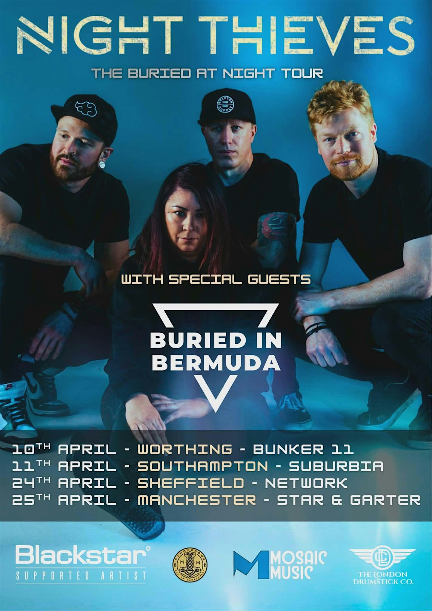 Night Thieves - April 25 @ Star and Garter, Manchester