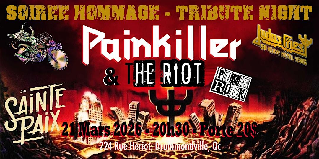 Painkiller et The Riot au Pub la Sainte Paix