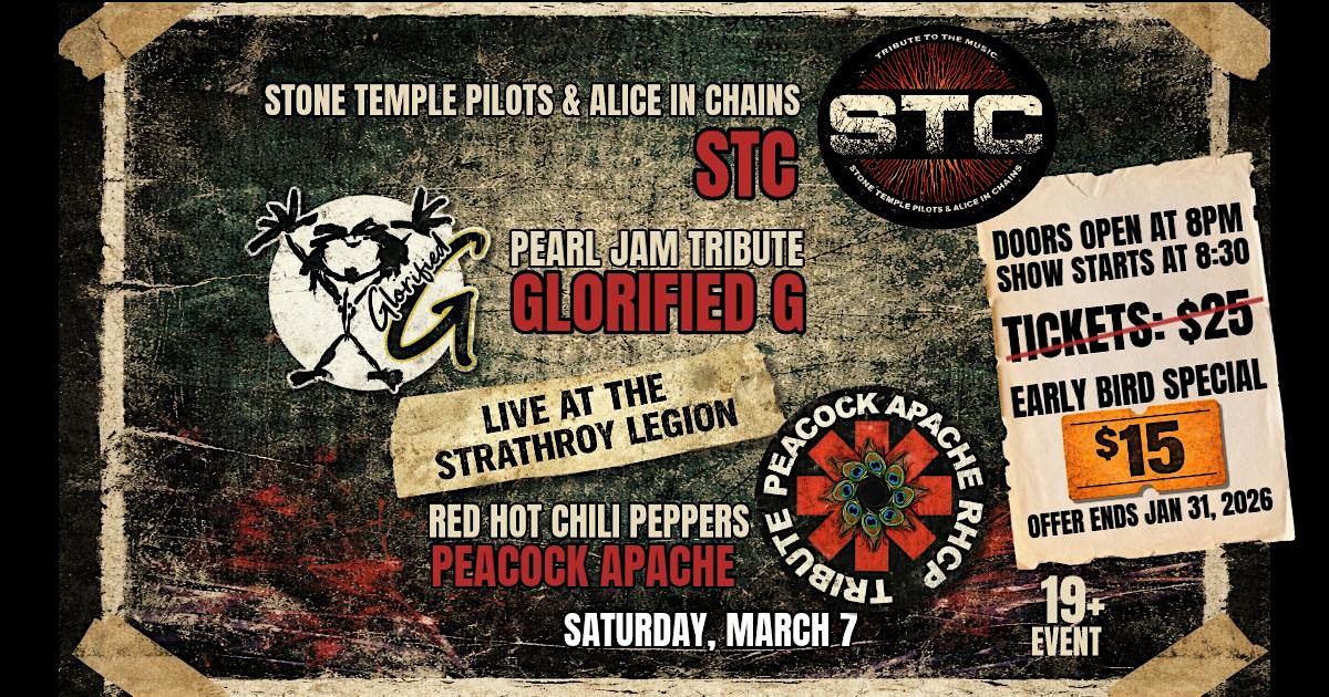 Pearl Jam & Red Hot Chili Peppers (Tribute Night @ The Strathroy Legion)