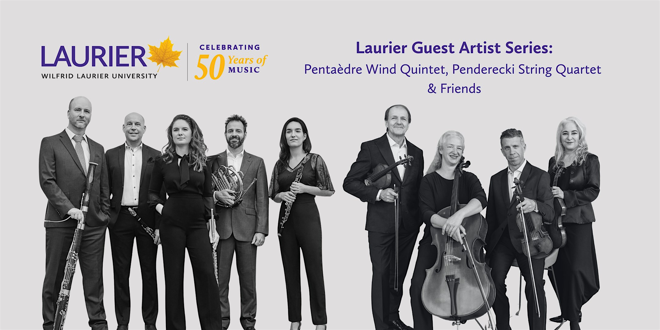 Pentaèdre Wind Quintet, Penderecki String Quartet and Friends