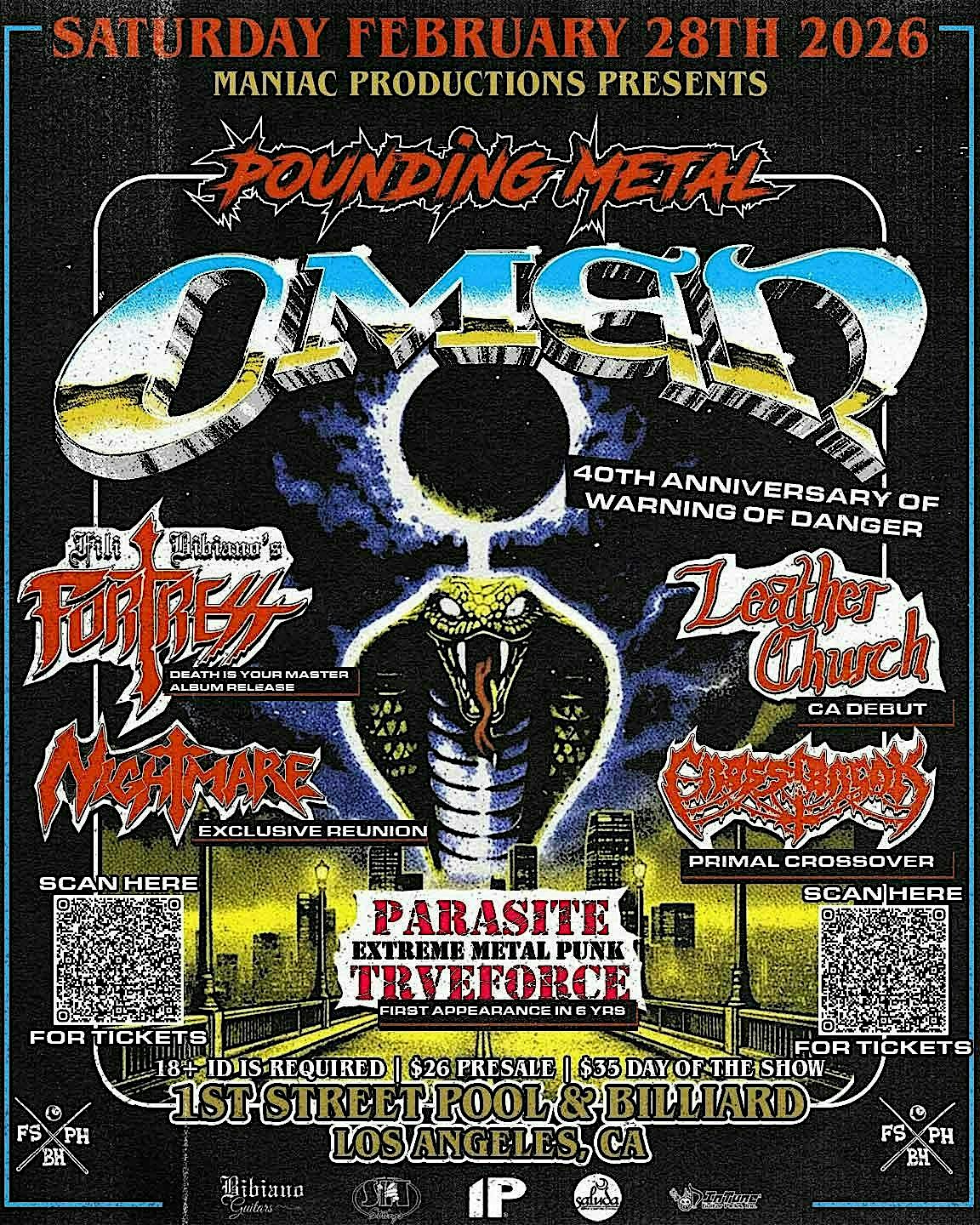 Pounding Metal: Omen - Warning of Danger 40th Anniversary