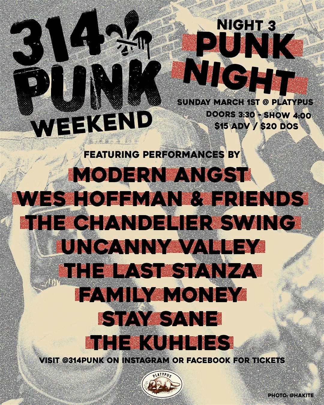 Punk Night - 314 Punk Weekend 2026