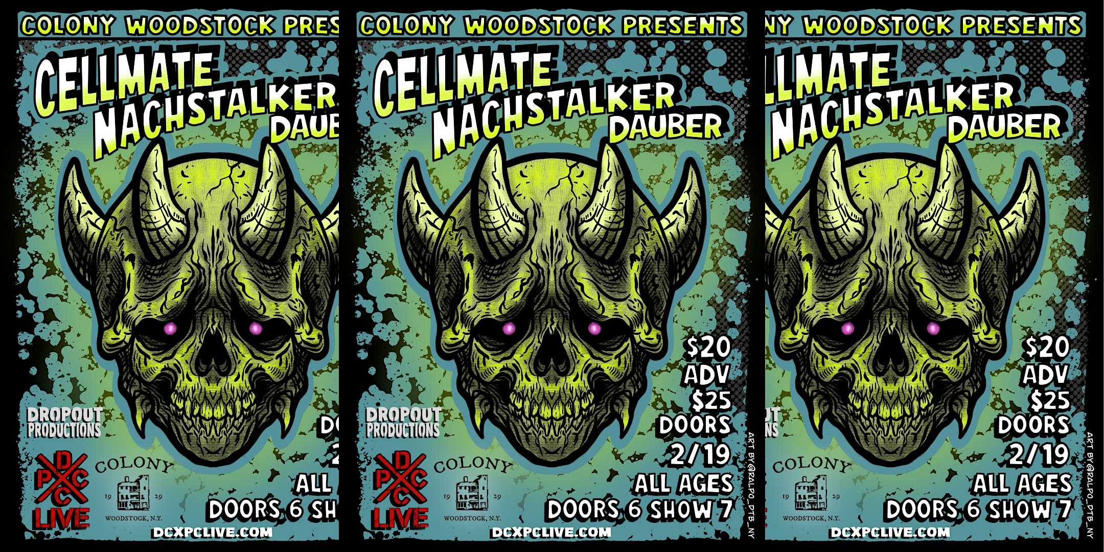 Punk Night w/ Cellmate x Nachstalker x Dauber