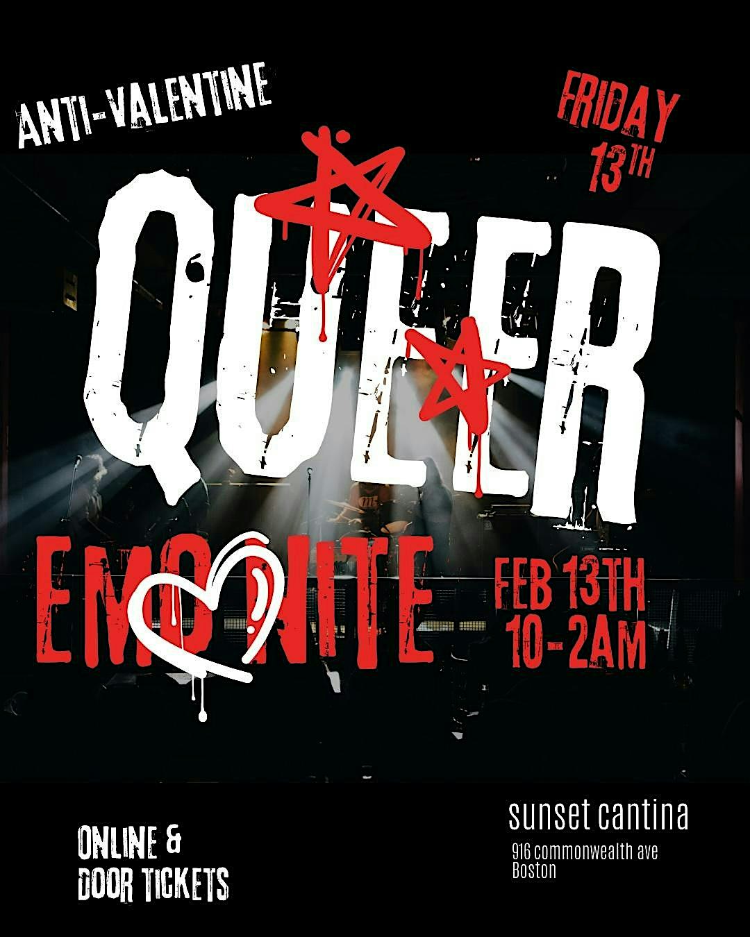Queer Emo Nite Anti Valentines Day Party