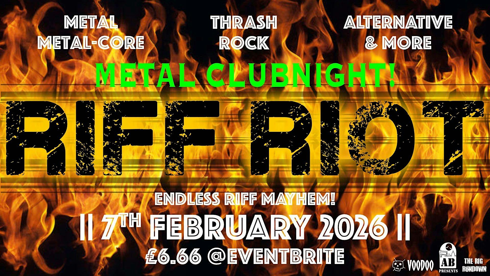 RIFF RIOT - Metal Clubnight